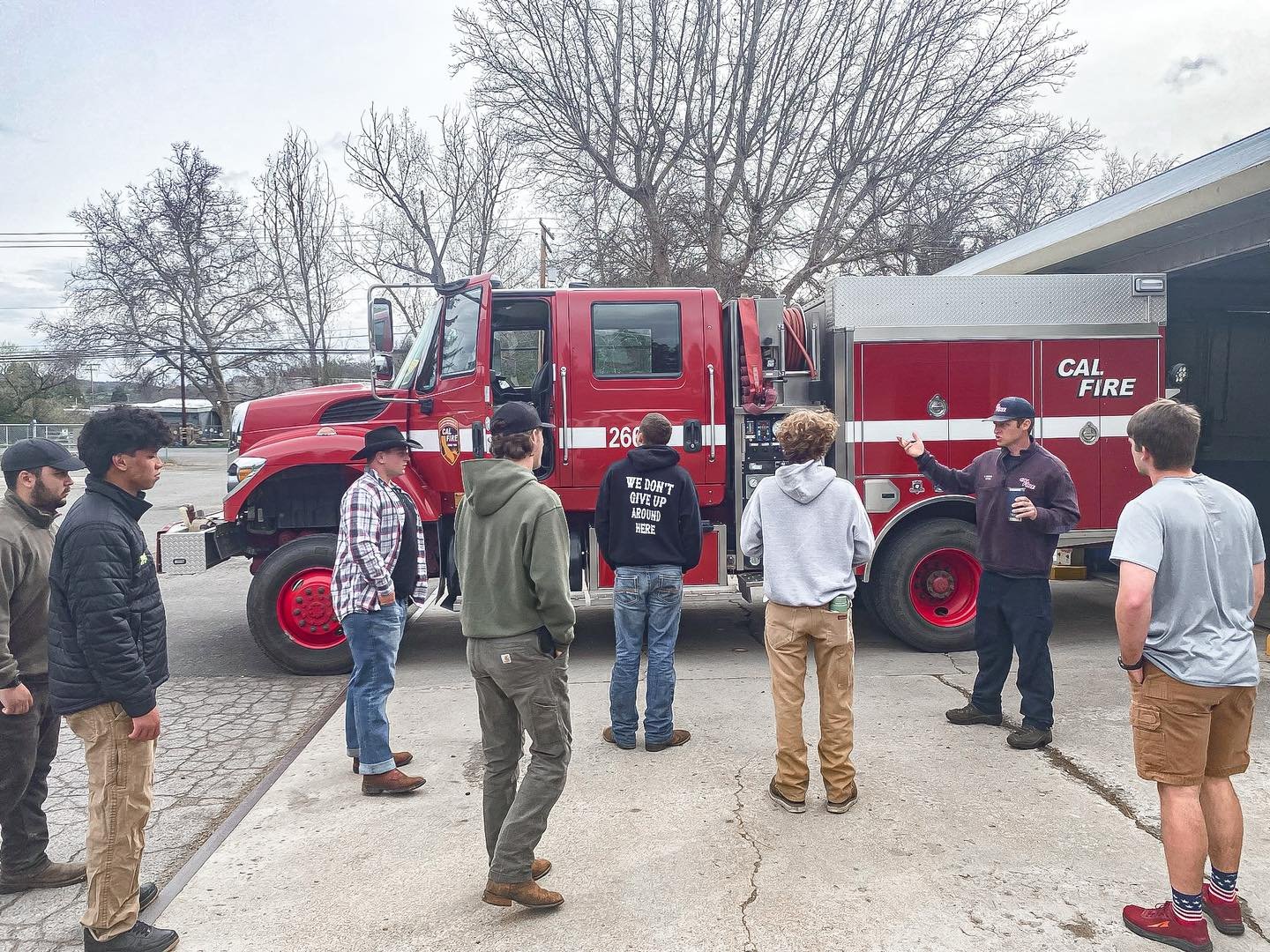 Our students had the opportunity to visit Cal Fire and have some trade exposure! They learned about what a career at Cal Fire could look like and got a tour as well! 🔥🚒 

#rocksideranch #liferestoration