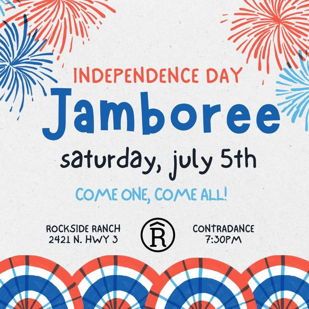 Join us this Saturday, July 5 for our annual Jamboree community event! Bring your friends, a water bottle and your dancing shoes! The contra dancing begins at 7:30 p.m. Come one, come all!! 🎆💃💙
DM us with any questions! 

#liferestoration #working