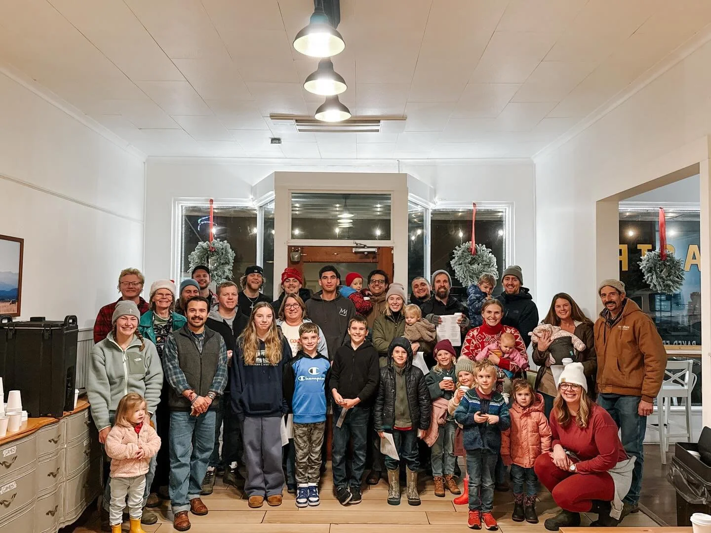 The Christmas caroling tradition lives on! 🎶☕️
Hot chocolate in hand, walking around Etna to spread joy to the world&mdash; because Jesus, the Savior of the world, is coming to bring peace and light. ✨🎄