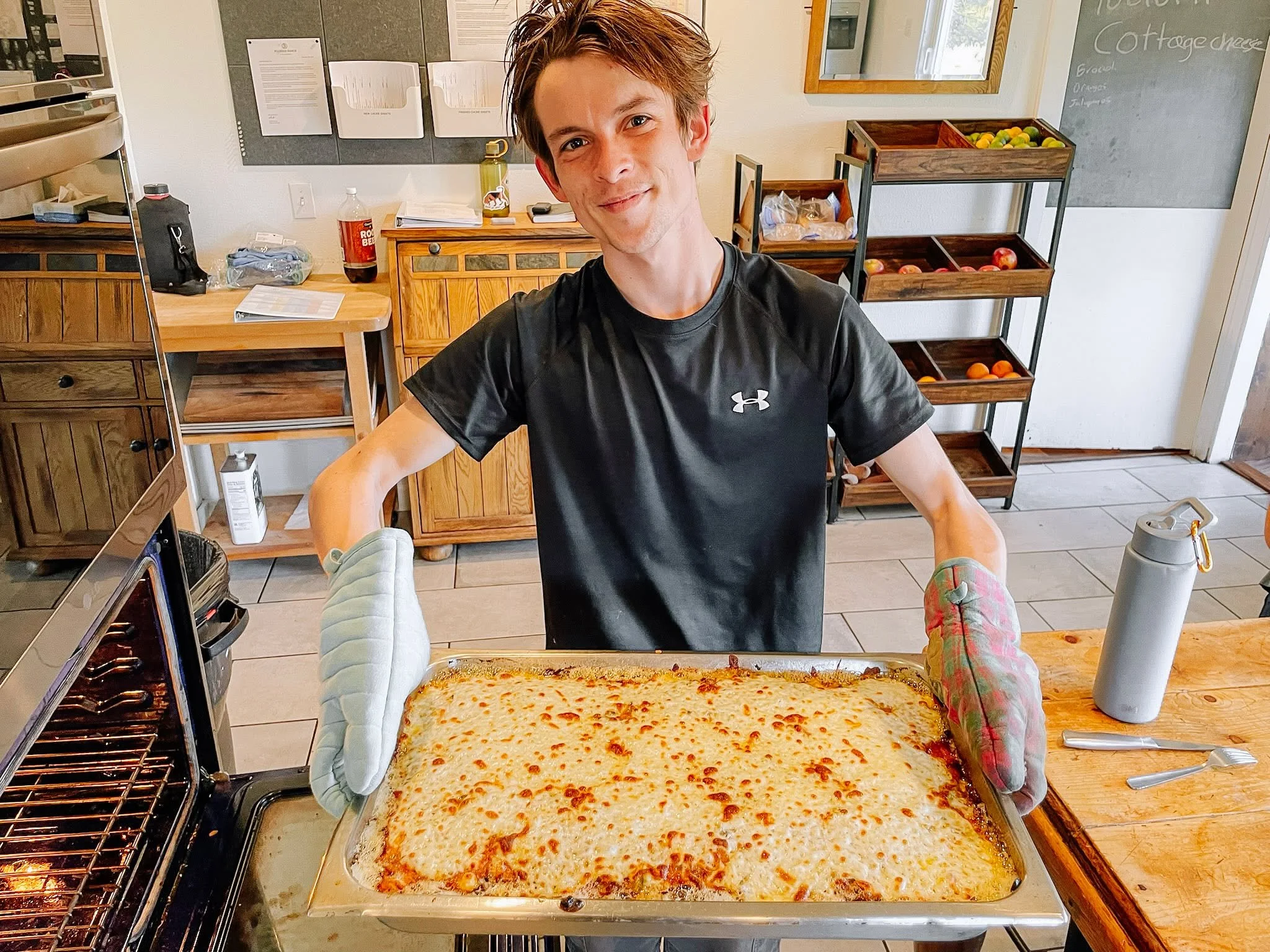 One of our students cooked up a spectacular egg bake for his first night in the kitchen&mdash;just the beginning of learning, growing, and doing life together here at Rockside. 🙌🏼🍳🔥

#liferestoration #workingranch #nonprofit #RocksideRanch