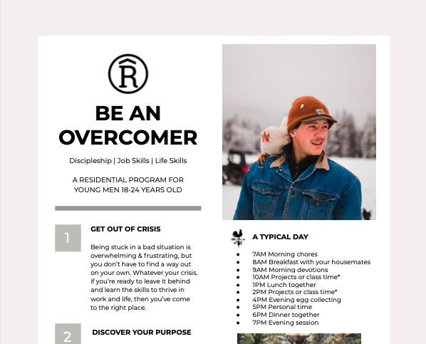 Residential Program for Young Men in Crisis — Rockside Ranch