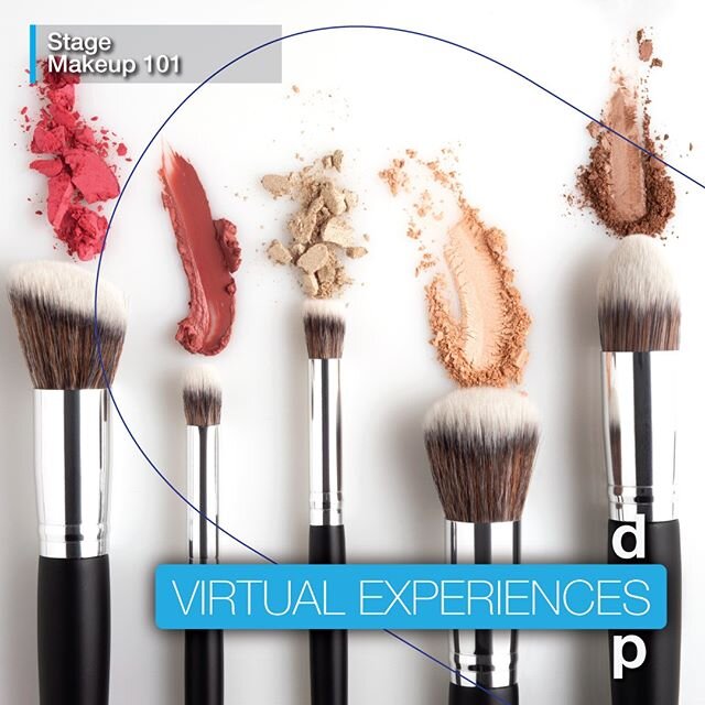 Want to learn how to do your own stage makeup? Today's #VirtualExperience is everything you need to know about stage makeup. Click the link in our bio!