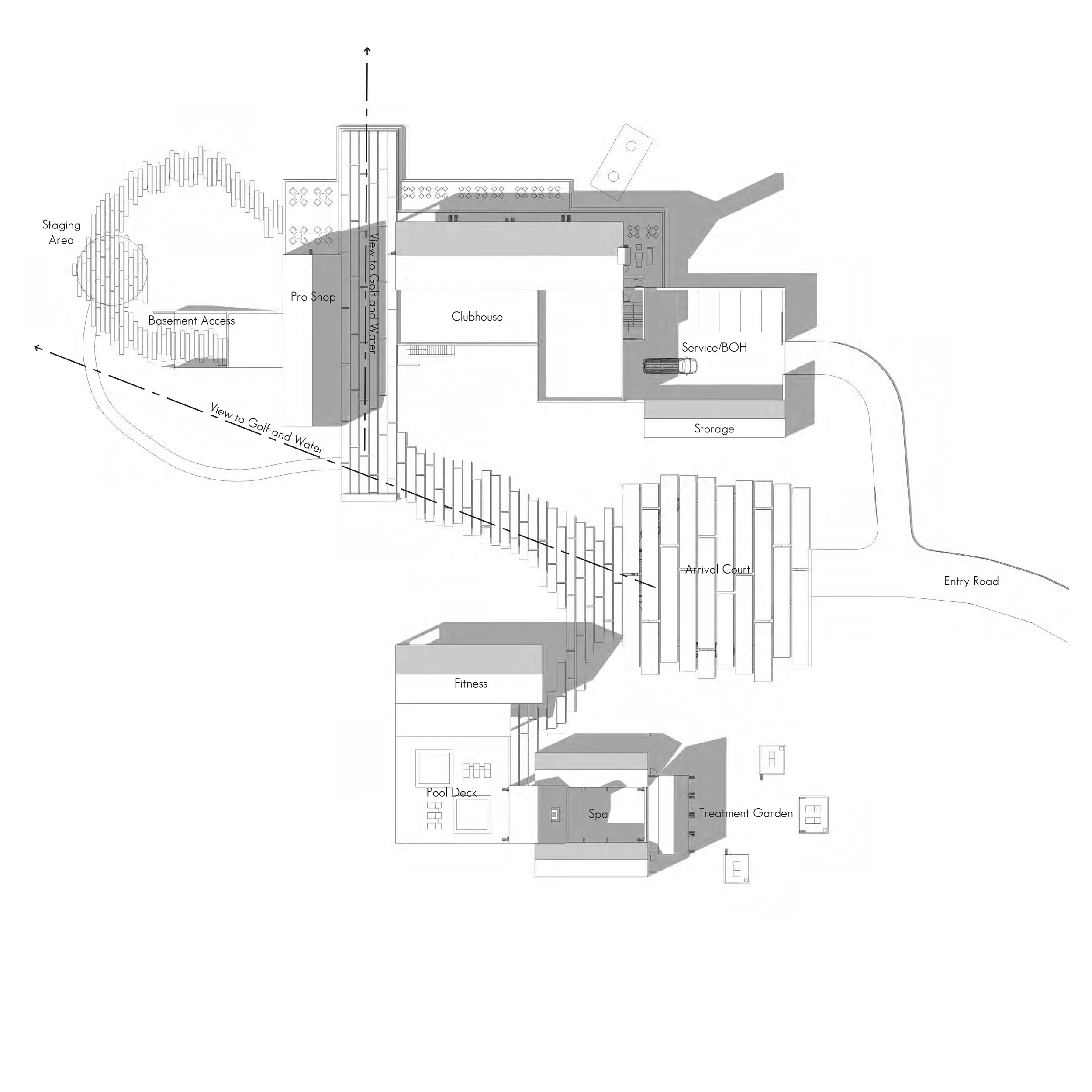 CLUBHOUSE/SPA DIAGRAM