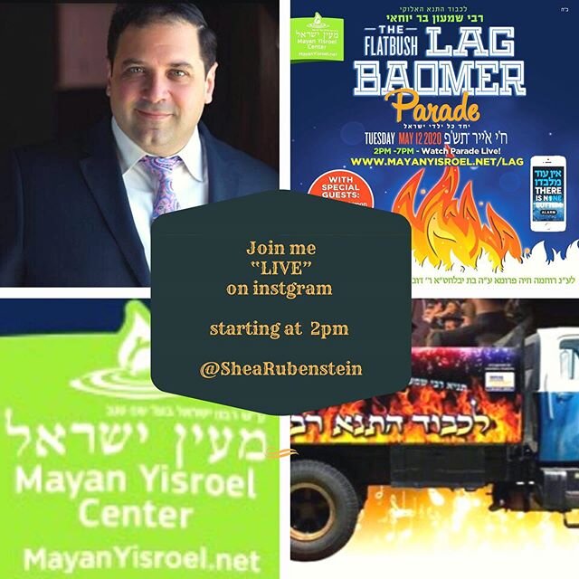 Join me &ldquo;LIVE&rdquo; on instgram 
starting at  2pm.

LAG BOMER Float driving through Flatbush and Marine Park