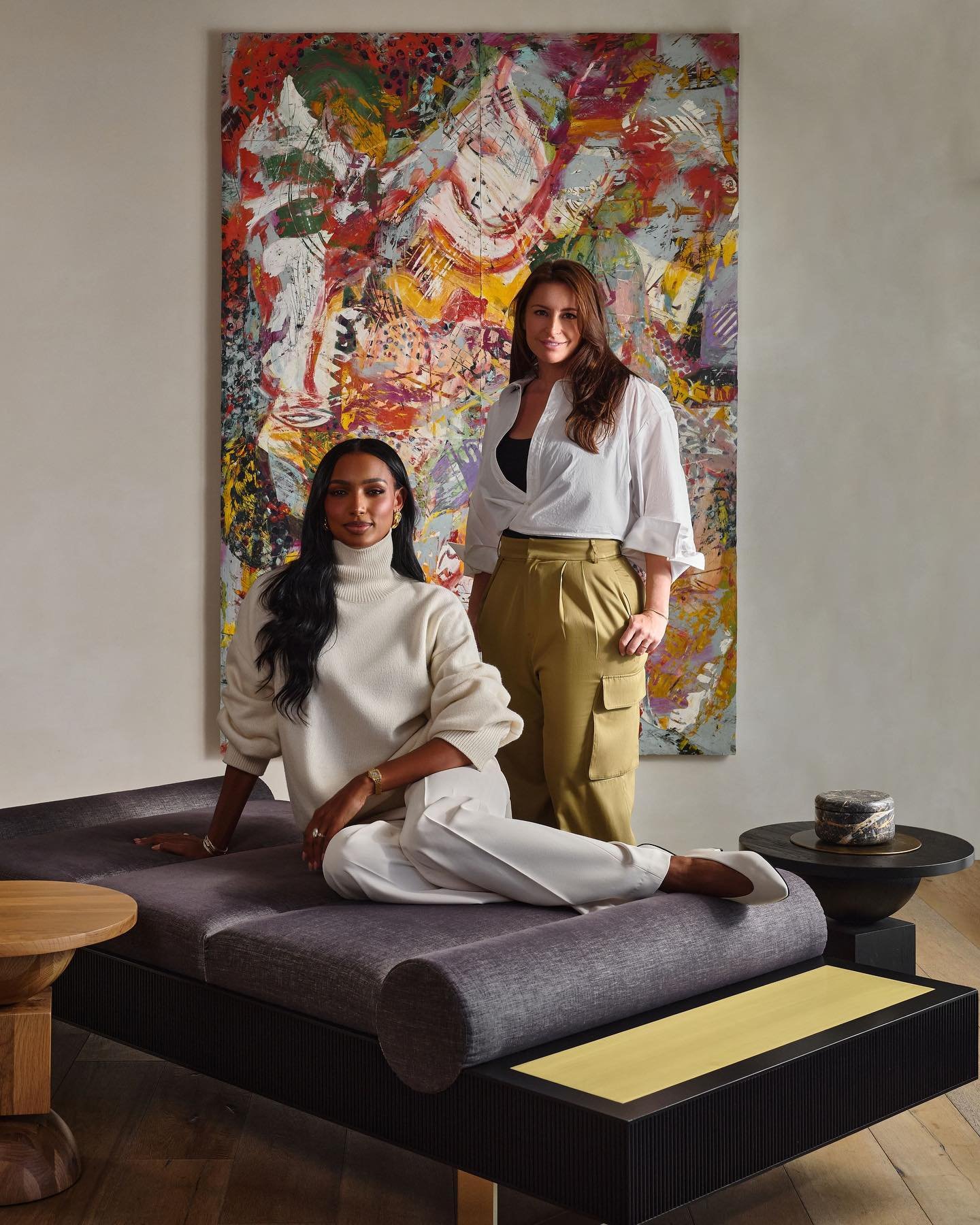 VOGUE LIVING: &ldquo;Both @jastookes and @juandavidborrero have an incredible sense of style and attention to the arts and culture in general,&rdquo; @karaesmith says. Bonding over our mutual interest in art, we were able to &ldquo;build a collection