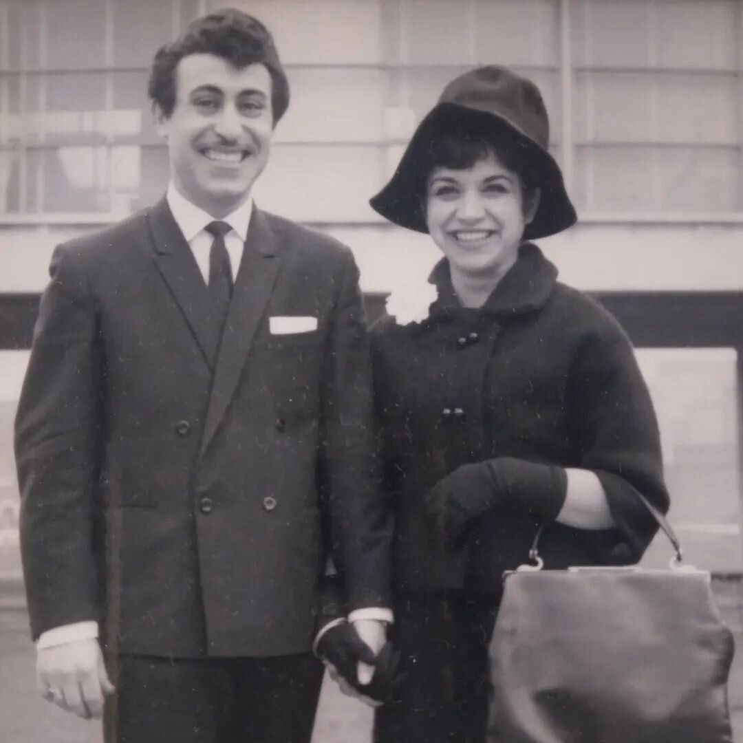 Remembering these cool cats who would have been married for 59 years today. I hope they're in a cafe somewhere laughing, arguing and drinking cappuccinos.