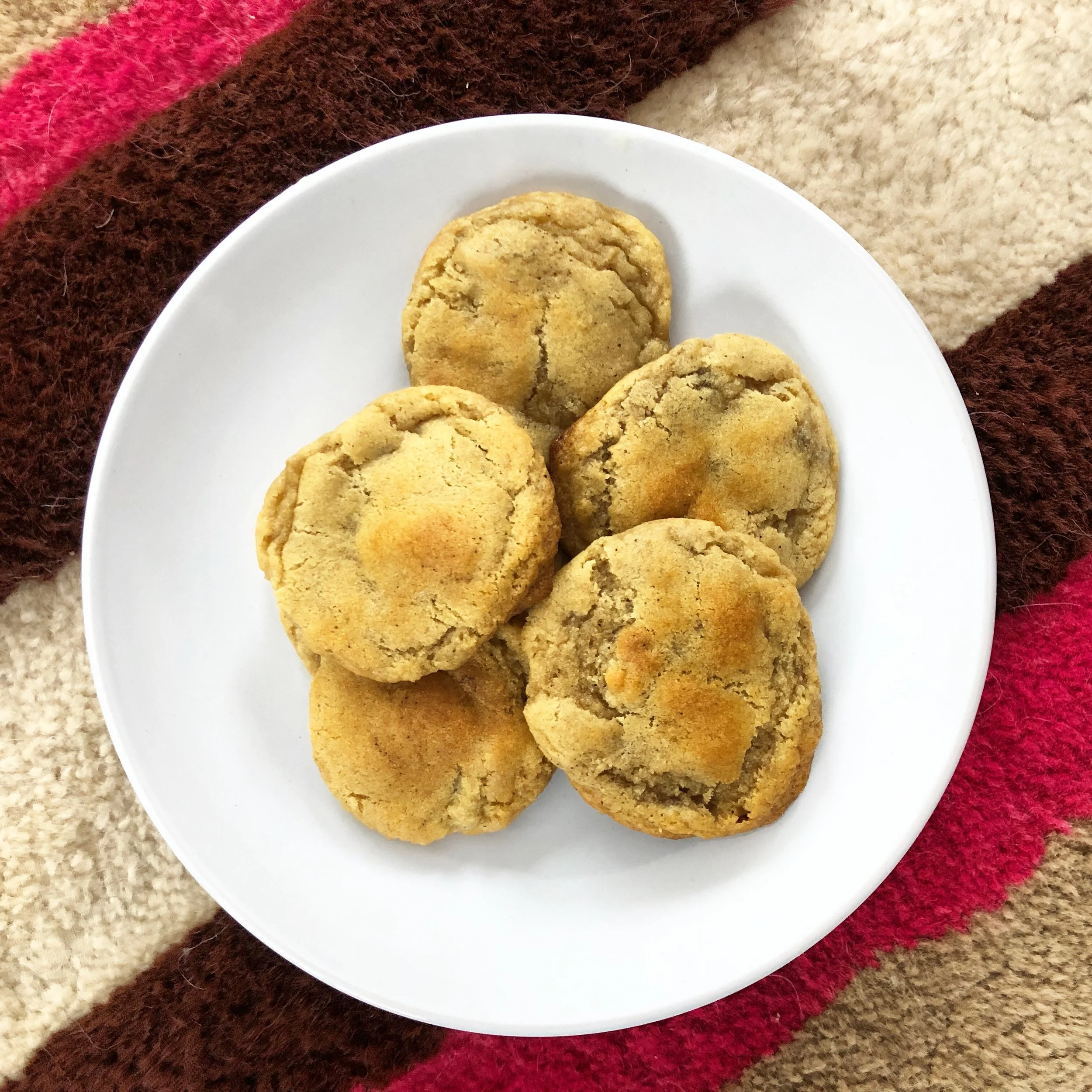 Warm sea-salt-espresso-chocolate-chip cookies upon arrival!