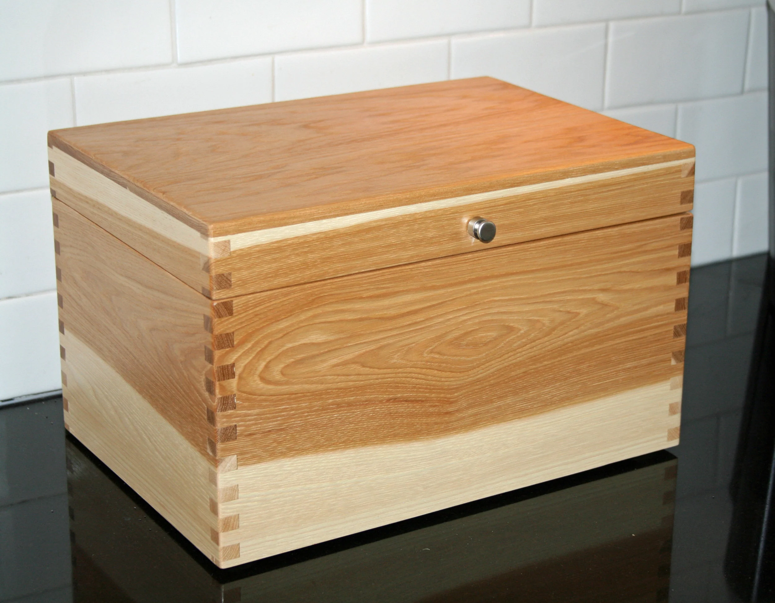 Hickory Bread Box
