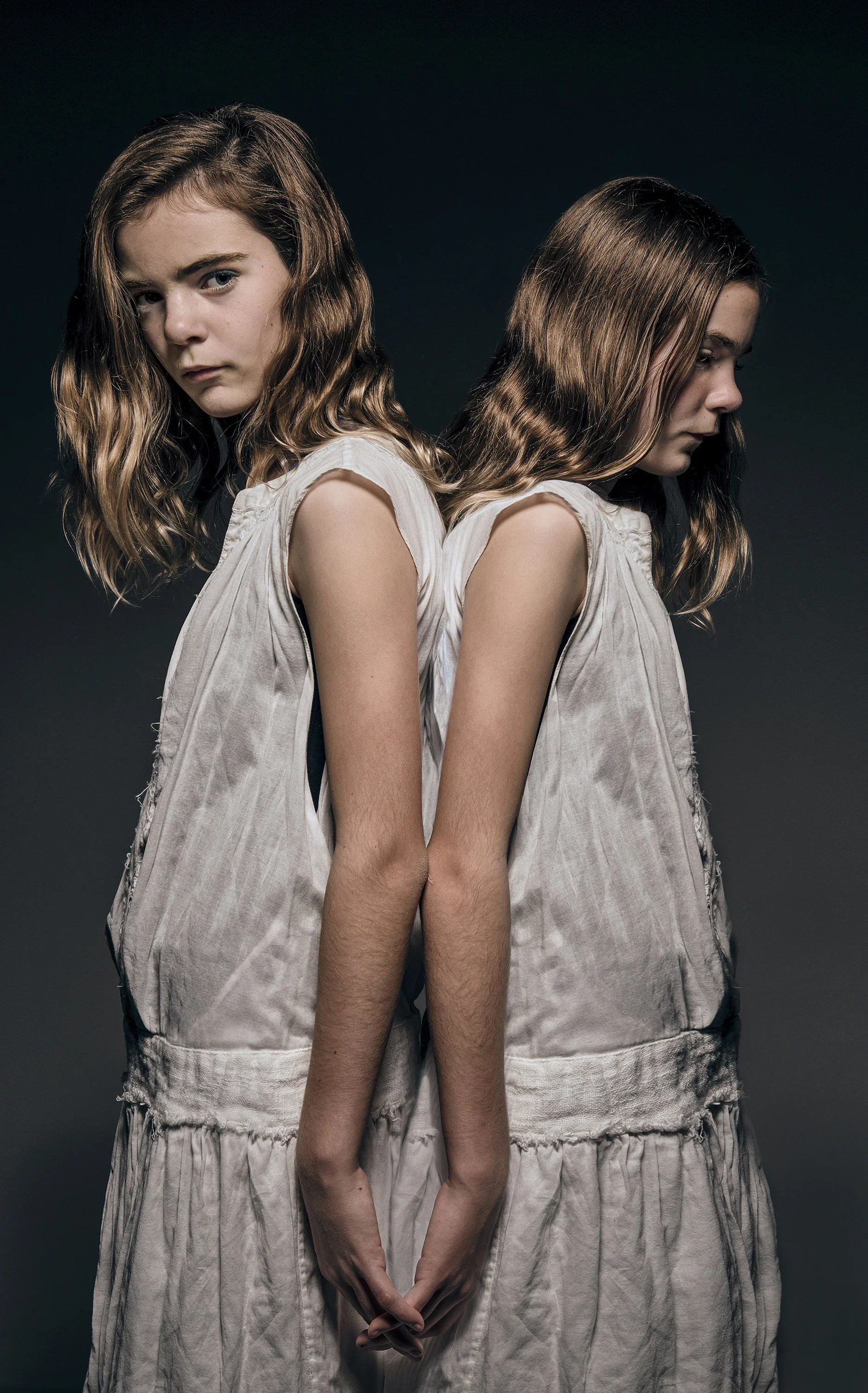 Female model, studio, professional female portrait, Sydney best portrait photographer, editorial style portraits, Leah Lefens Photography, Professional sydney photographer, Redfern Photographer, twins, high end retouching