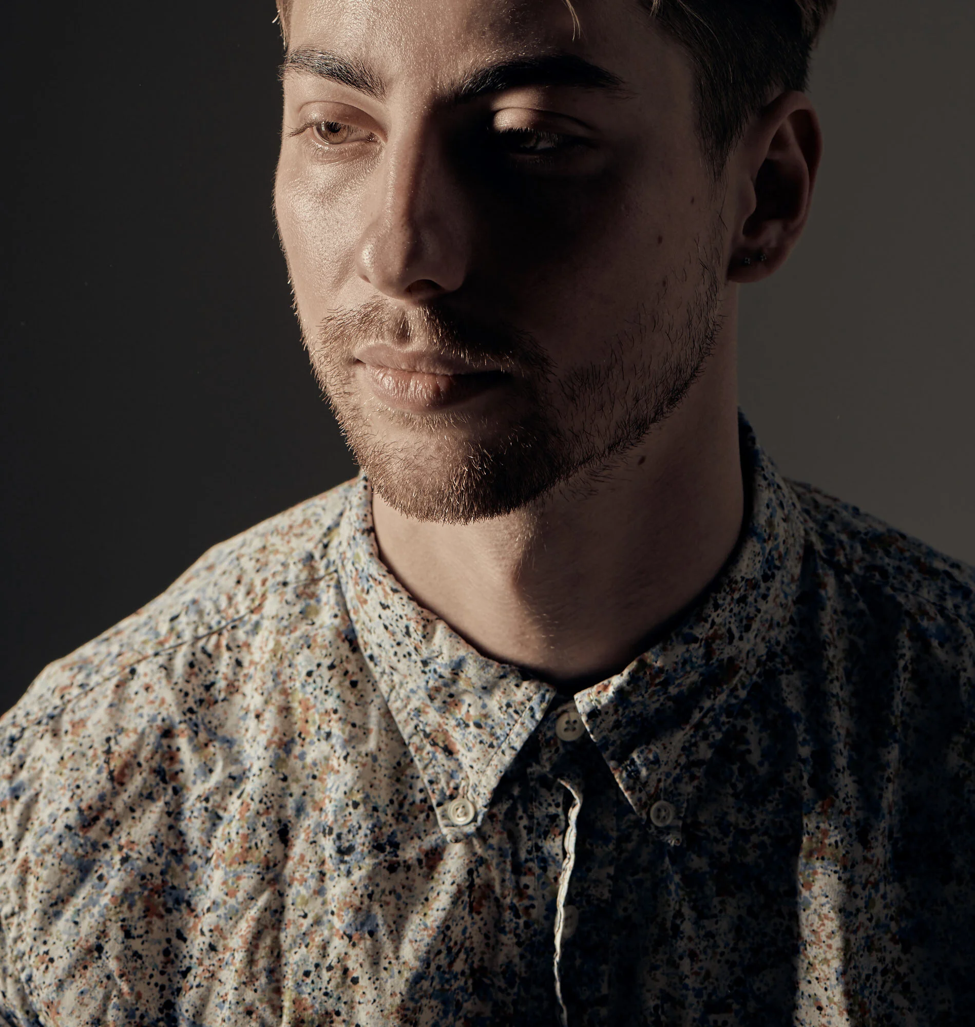 male model, studio, profession male portrait, Sydney best portrait photographer, editorial style portraits, Leah Lefens Photography, Professional sydney photographer, Redfern Photographer