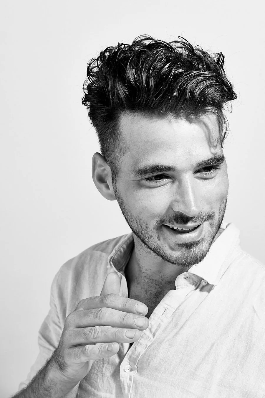 Male model, studio, professional male portrait, Sydney best portrait photographer, editorial style portraits, Leah Lefens Photography, Professional sydney photographer, Redfern Photographer
