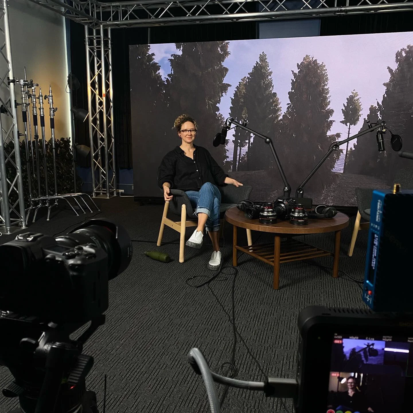 Huge thanks to the boys at @soundfilmstudio for the incredible interview setup!