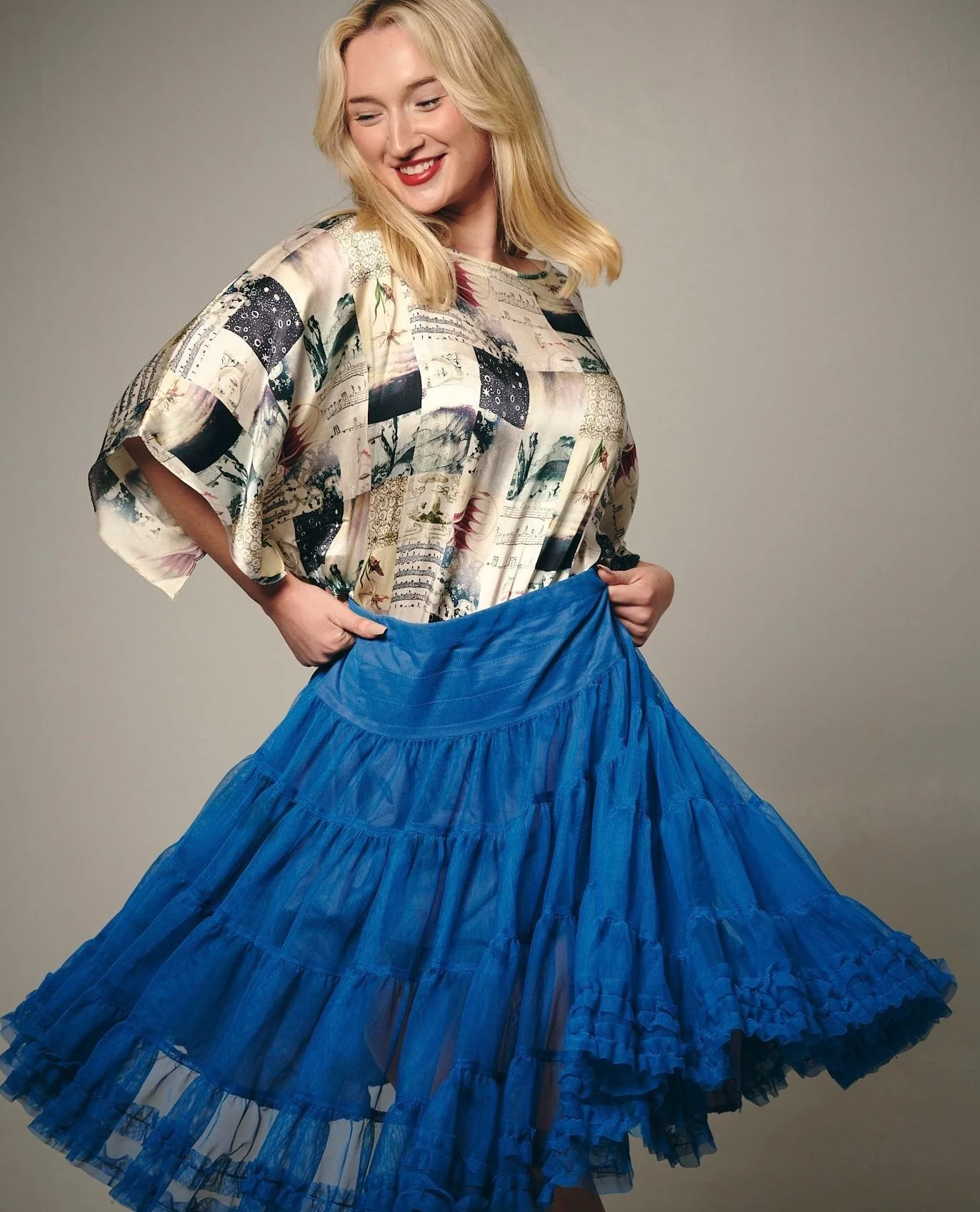 There's something about a frilly skirt!