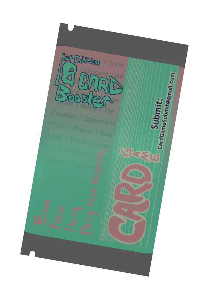 Card Game Booster Pack 18 Cards Game Ofical