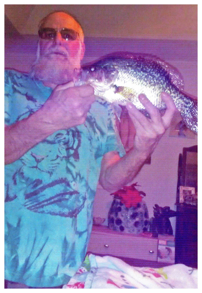 Dave Luzar; Iron River, WI - 15 ¼” Crappie on the Iron River Pike Lake Chain using a jig & spike