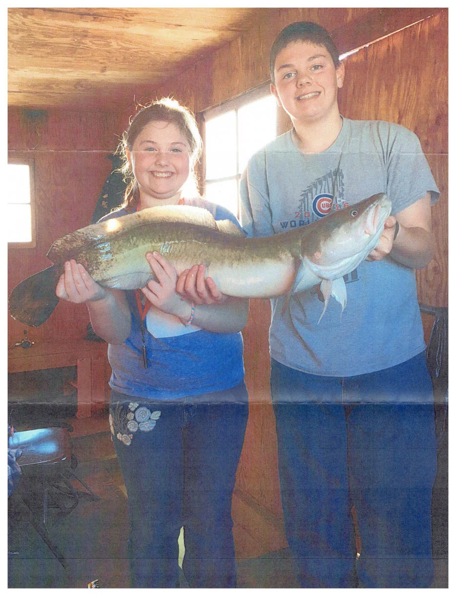 Youth Winner: Audrey Zupec; Duluth, MN - 33 ½’ Eelpout on Lake of the Woods using a Bucktail Jig & minnow