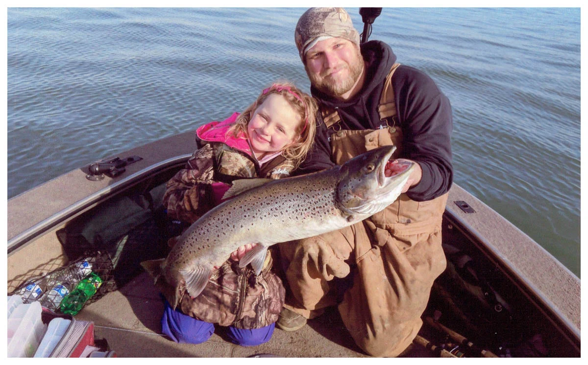 Youth Winner: Lyla Ziolkowski; Menomonee Falls, WI - 32 ½” Brown Trout on Lake Michigan using a Rapala