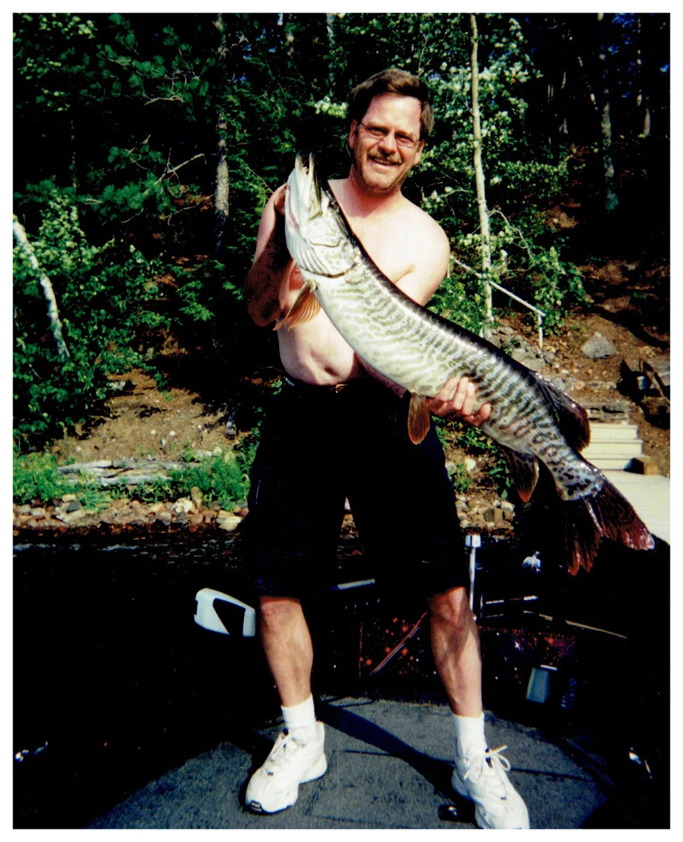 Randy Graunke; Bloomington, MN - 43” Tiger Muskie (Released) on Fence Lake using a #9 Blue & Silver Shad Rap