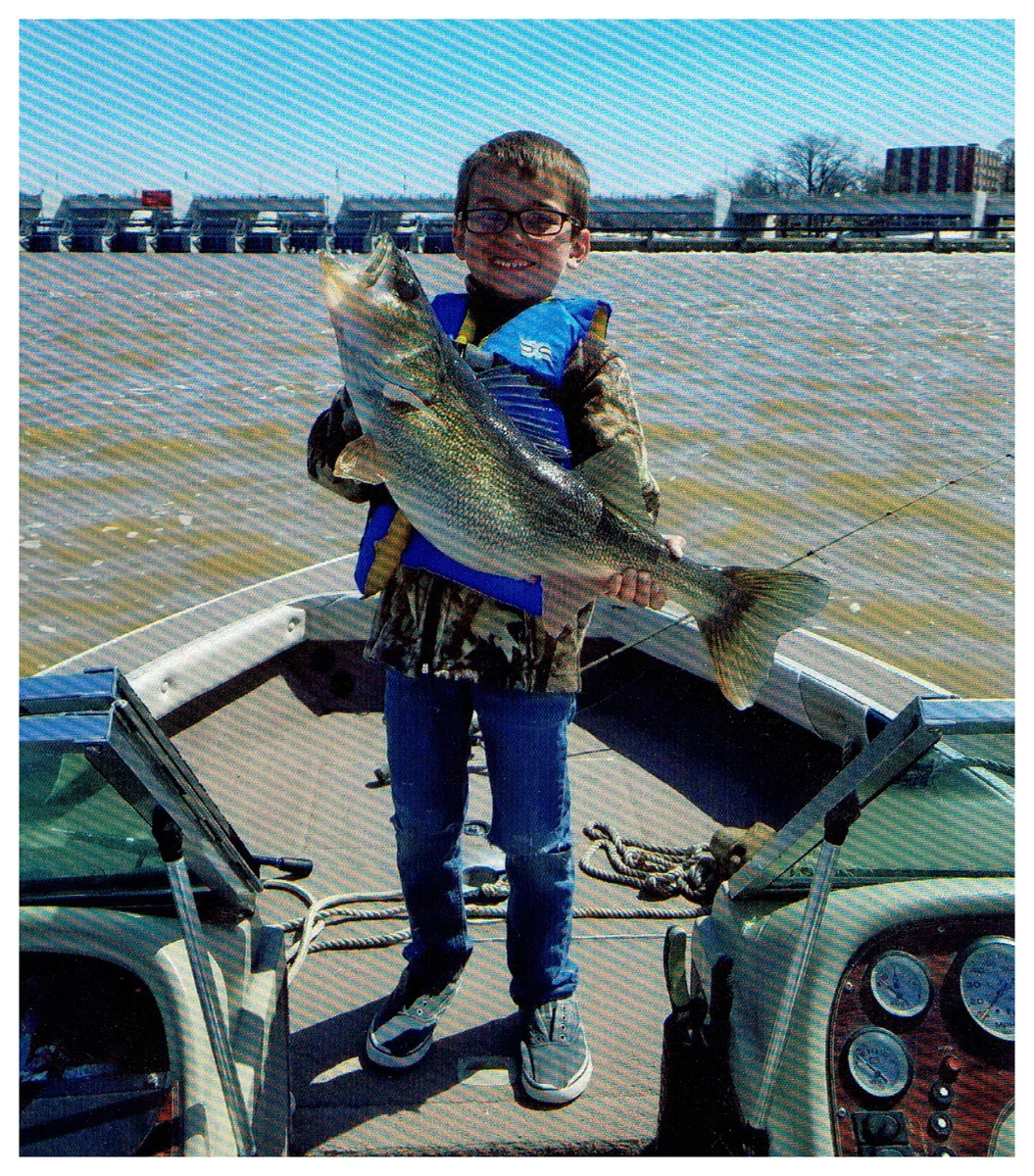 Youth Winner: Brady Loppnow; De Pere, WI - 27 ½” Walleye on the Fox River usig a Rapala
