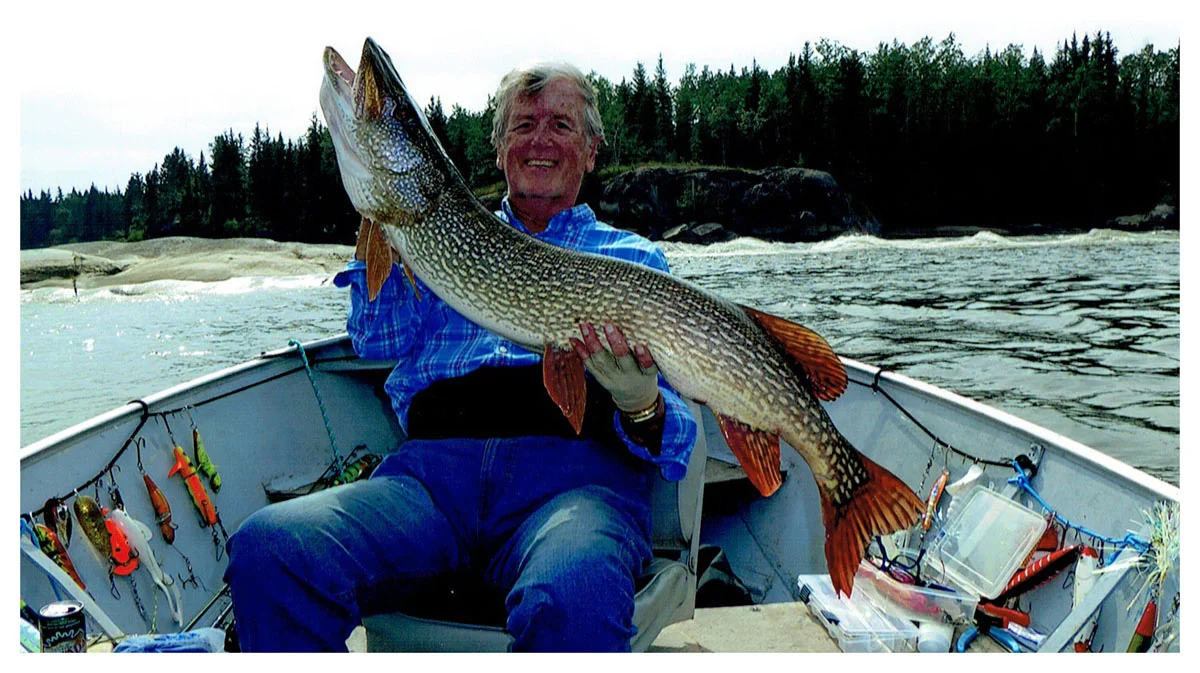 Robert Ranquist; Palos Park, IL - 47” Northern Pike on Taltson River using a JerkBait