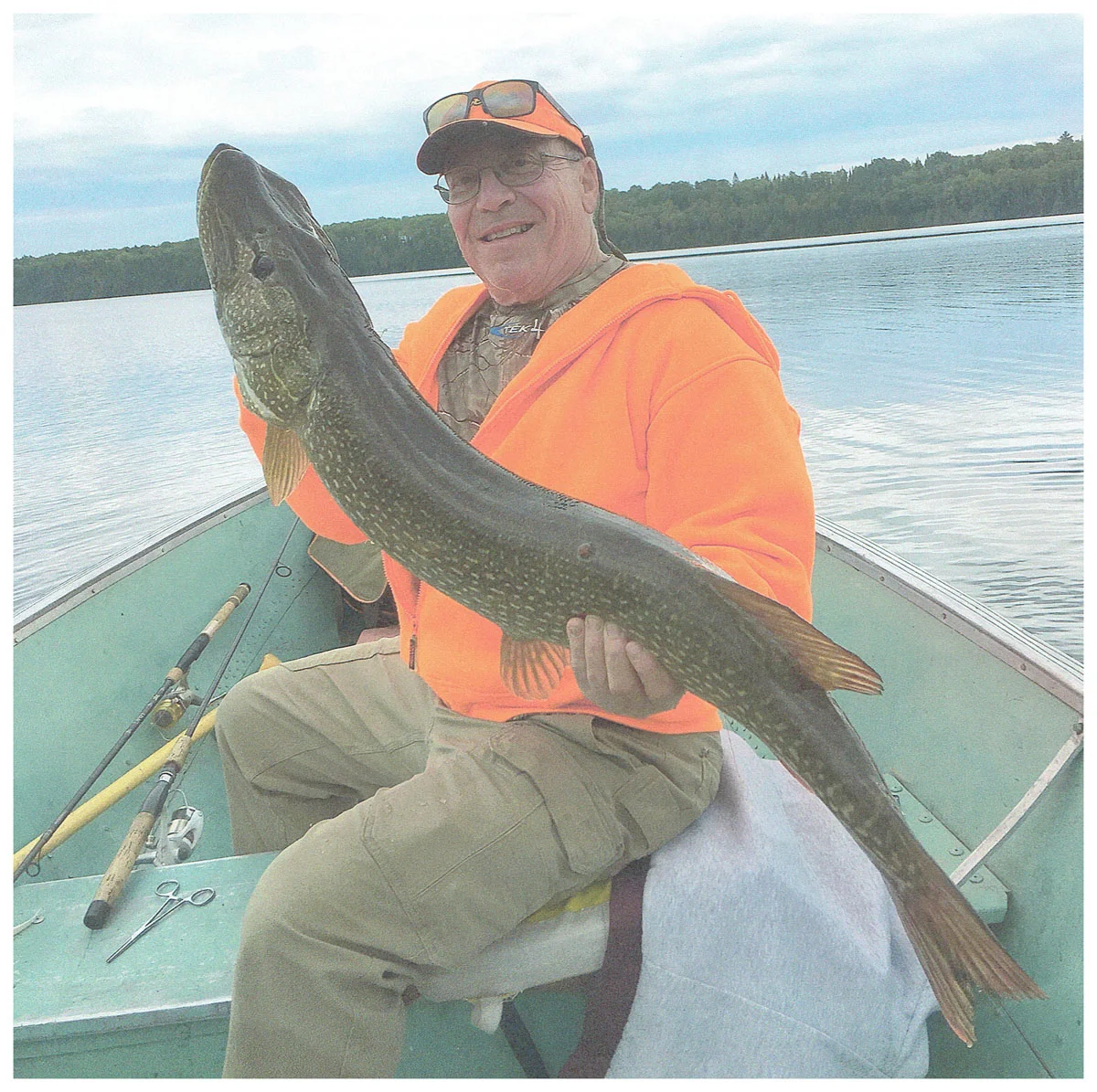 Lou Dinicola; Lake Zurich, IL - 42” Northern Pike on Zarn Lake using a Kalin’s Jerk Minnow