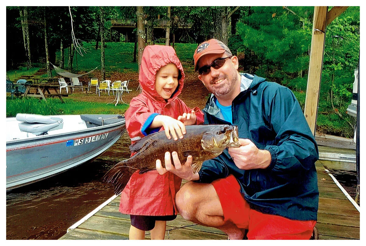 Youth Winner: Max Ganter: Sheboygan Falls, WI - 21” Smallmouth Bass on Otter Lake using a Night Crawler