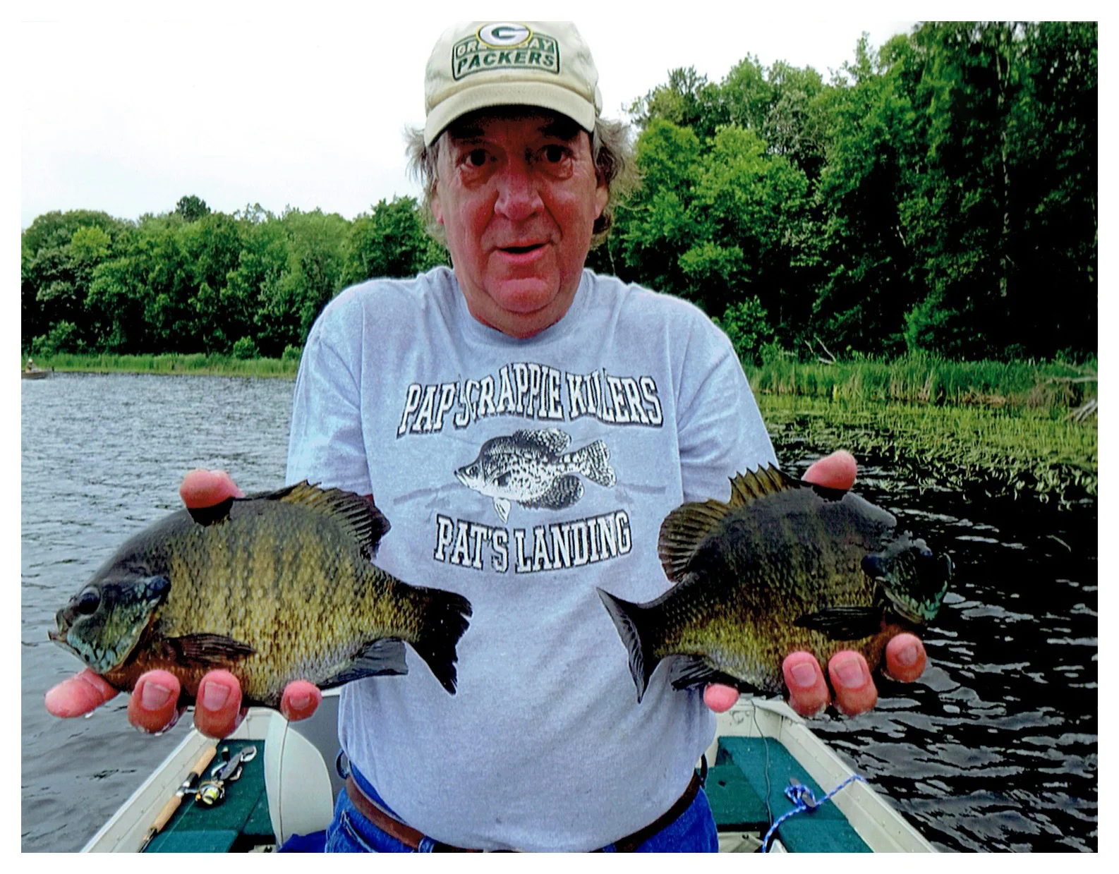 David Cifrese; Saint Cloud, MN - 11” BlueGill on Lake Namakagon using a night crawler