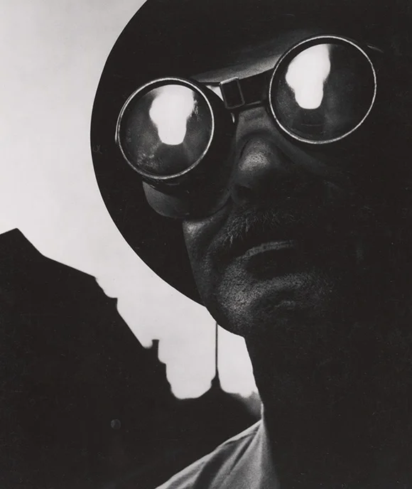 ”Steelworker with Goggles,” 1955, by W. Eugene Smith ©The Heirs of W. Eugene Smith