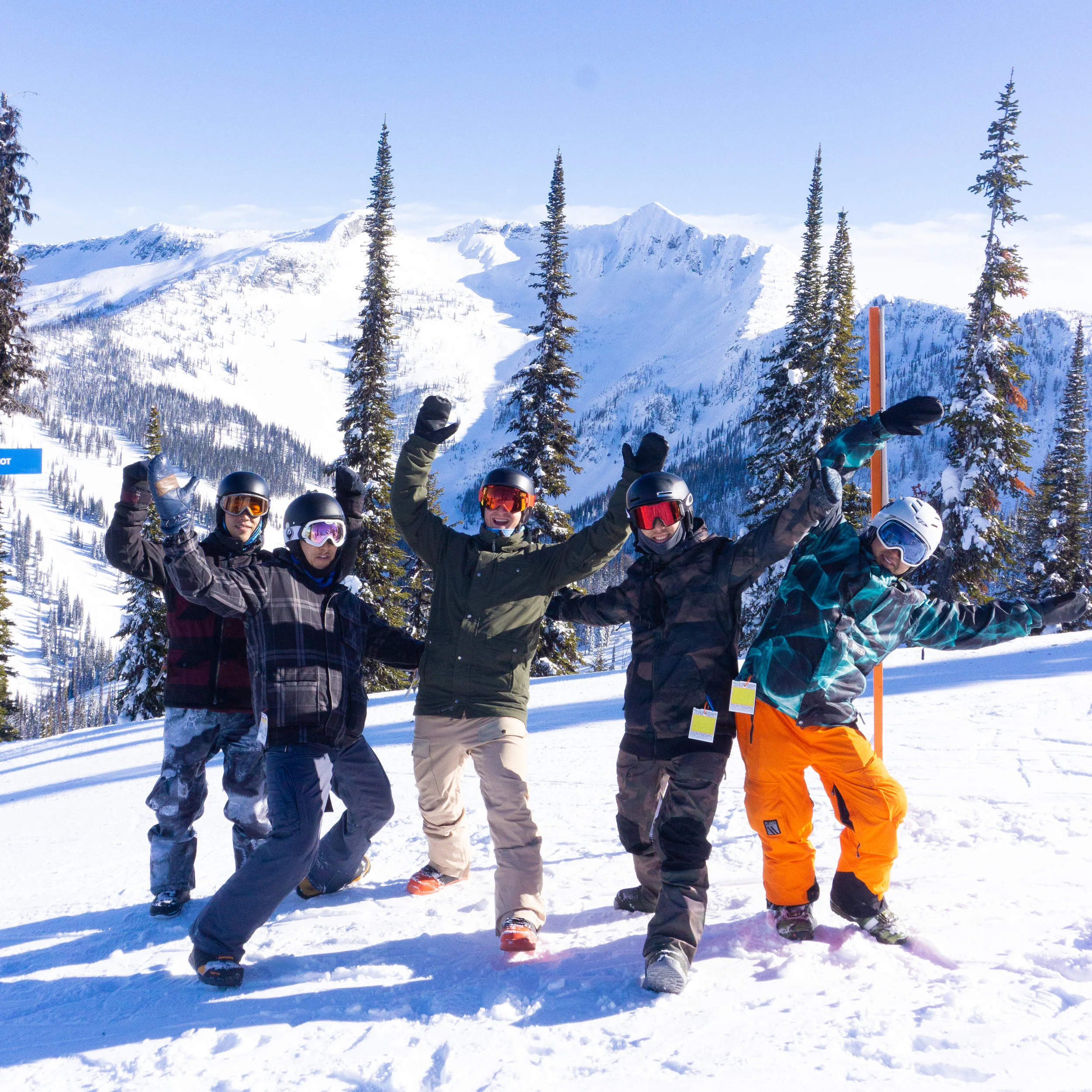 Whitewater Resort, MM Guests on Powder Highway trip