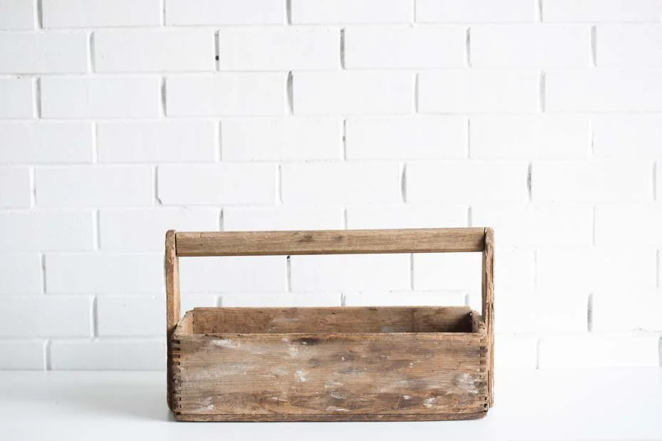 Large Wooden Toolbox