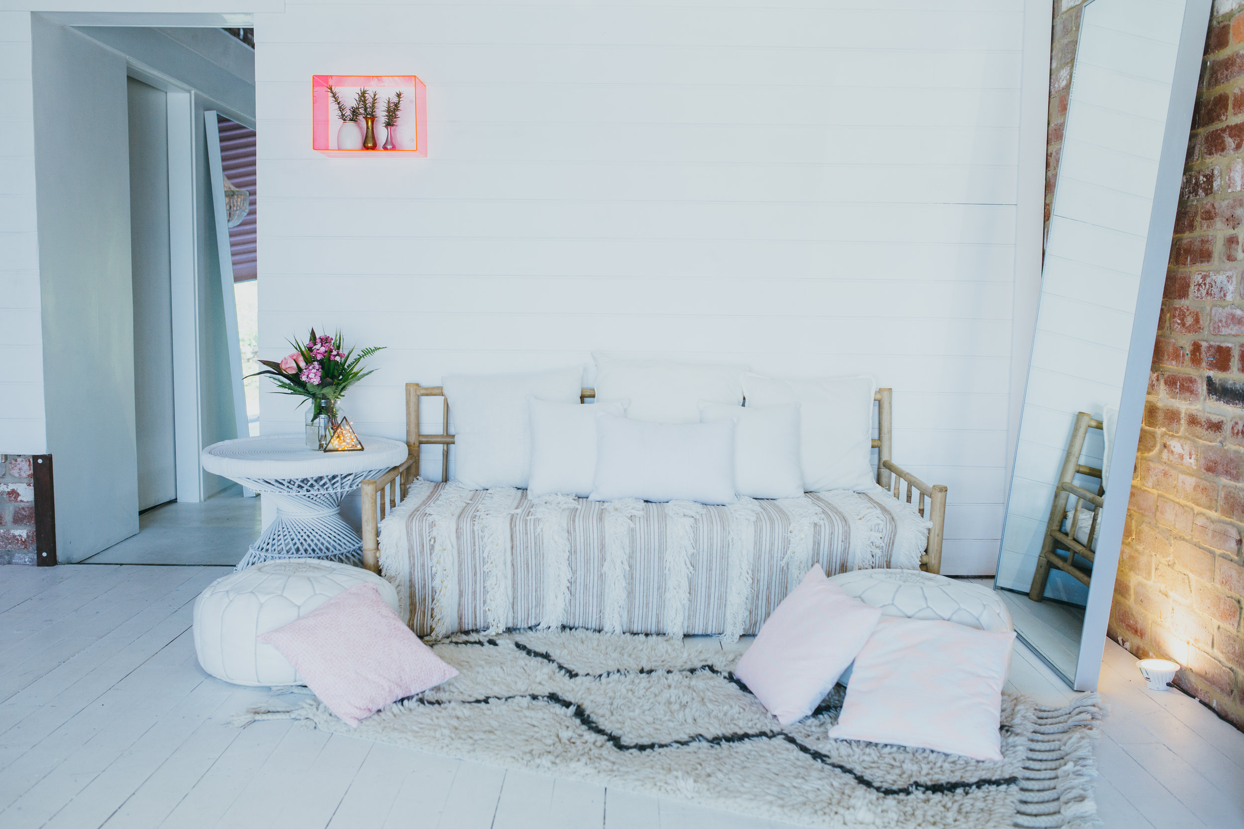 The Lanai Daybed — Pretty Willow Prop Hire Perth