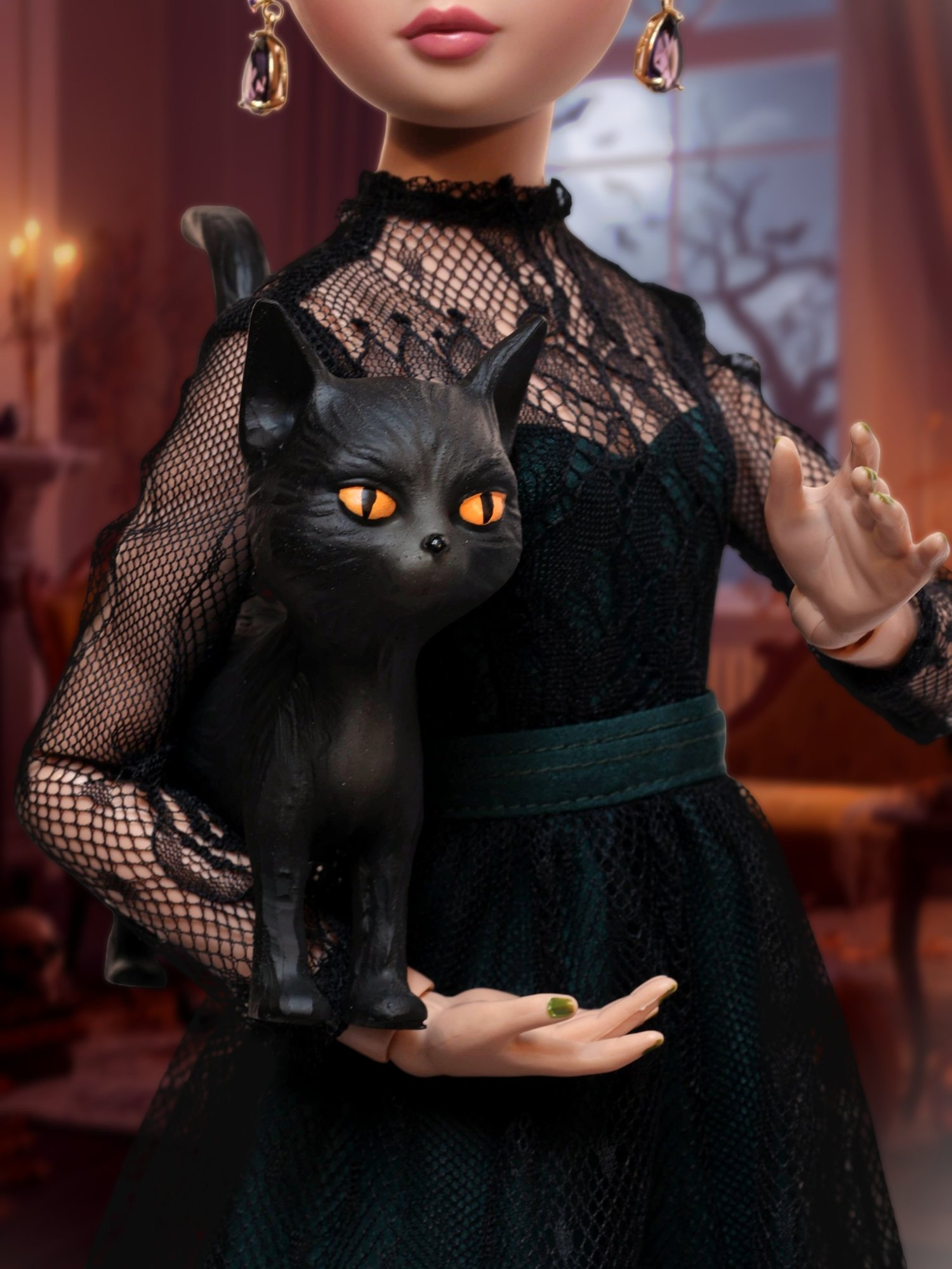 Sybil the Cat (Resin Companion Figure) VDC Sybil the Cat (Resin Companion Figure) VDC