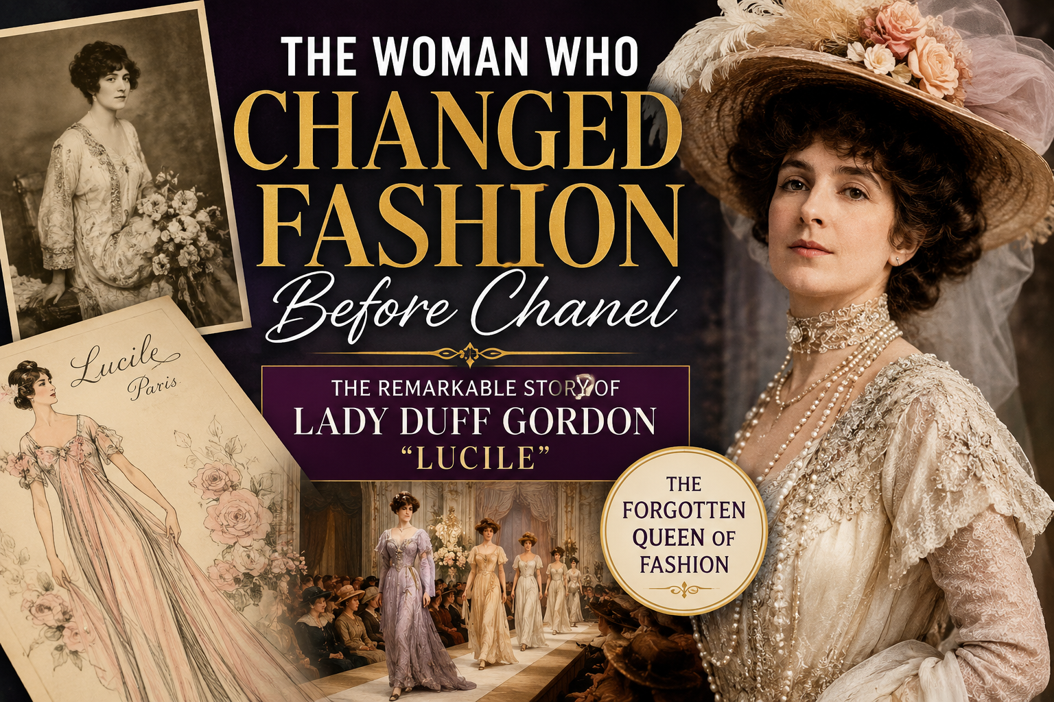 The Forgotten Queen of Fashion: Lady Duff Gordon's Remarkable Story