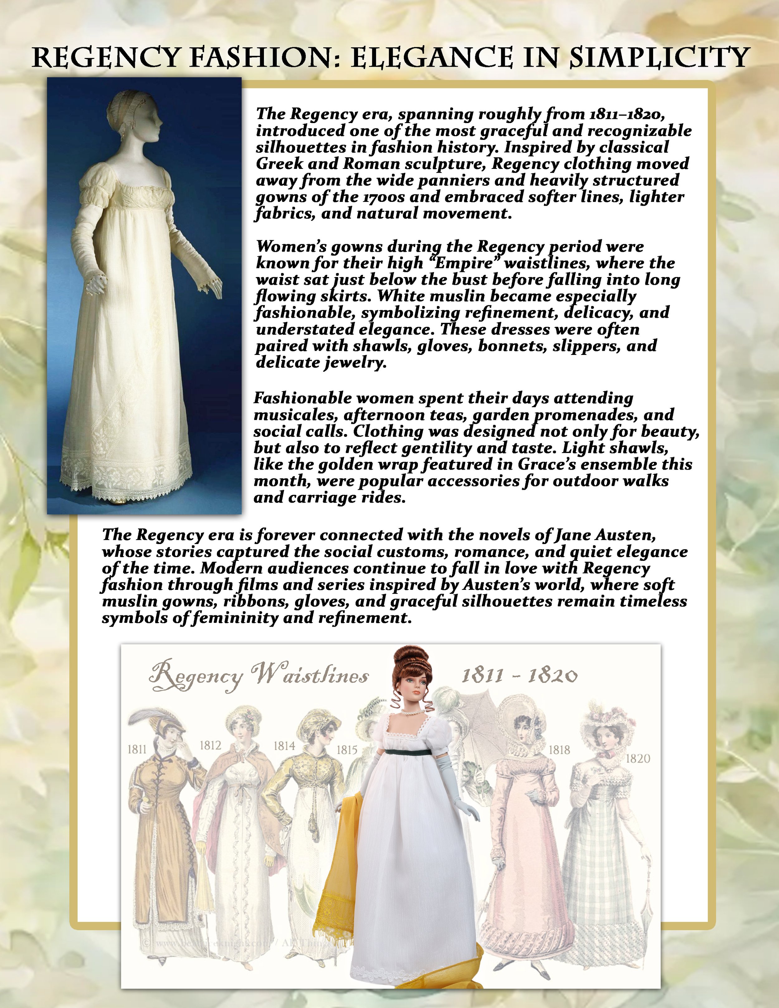 Regency Fashion: Elegance in Simplicity (Fashion Guide)