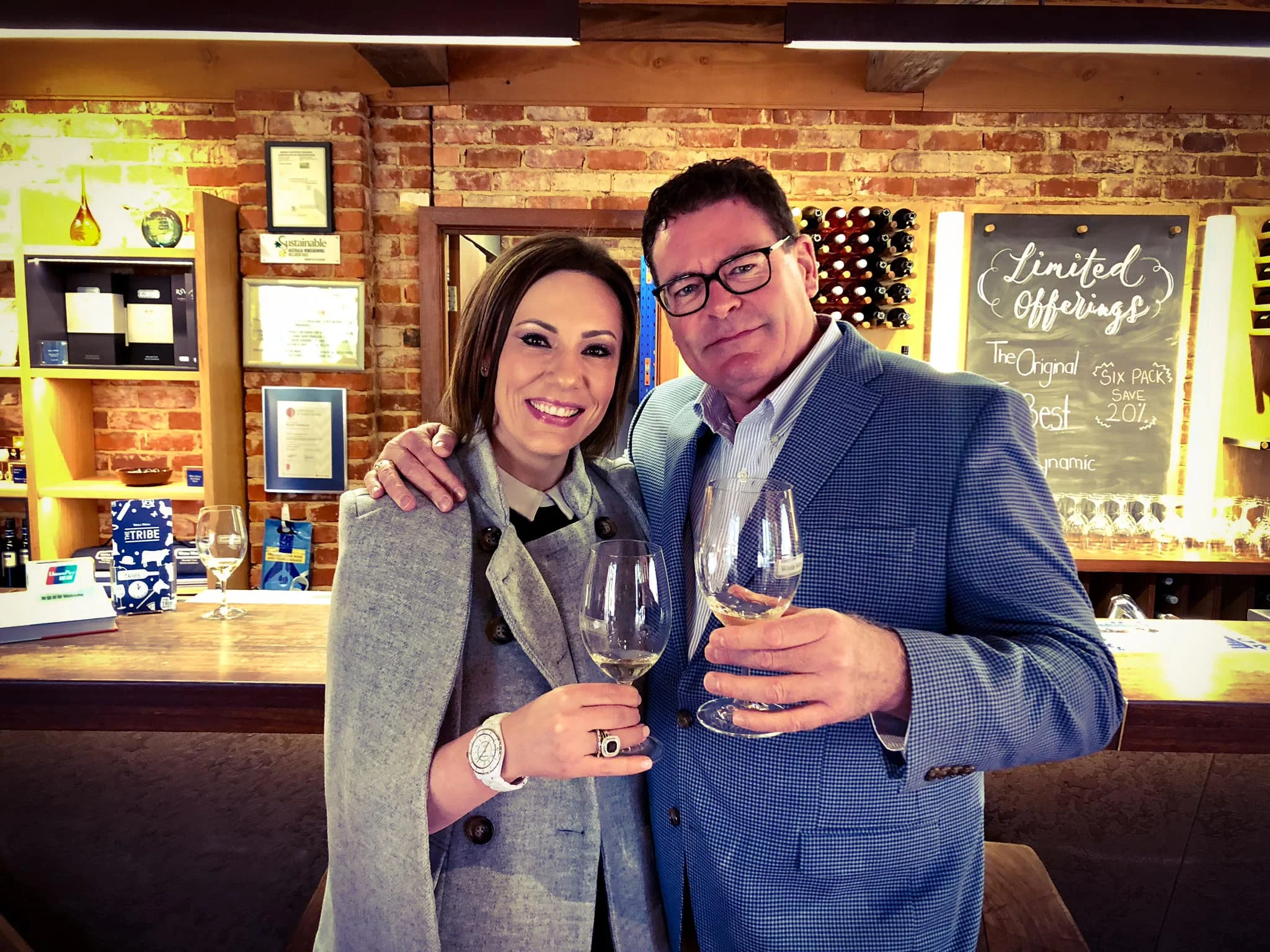 Rachel Hoffman and David Robinson Wine Tour in Australia Virtual Doll Convention.jpg