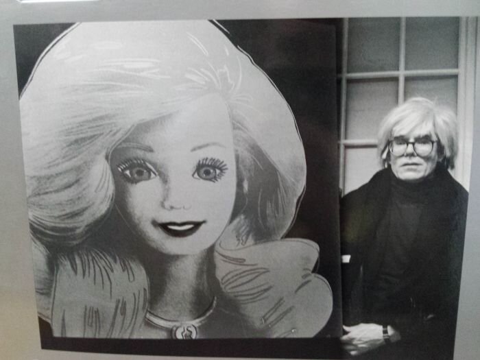 andy warhol barbie painting