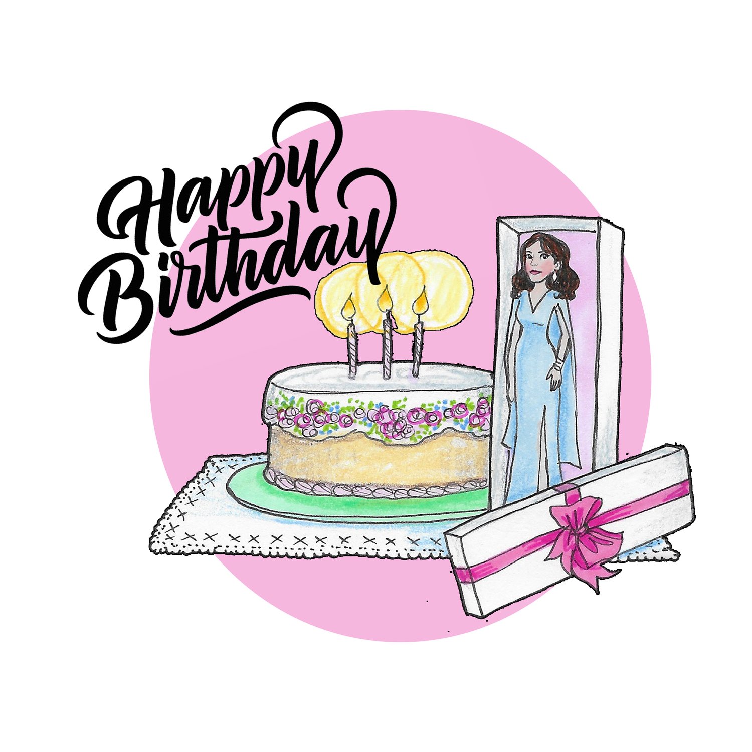 GIFT IDEA!* Grace Doll in Box with Cake GIFT IDEA!* Grace Doll in Box with Cake