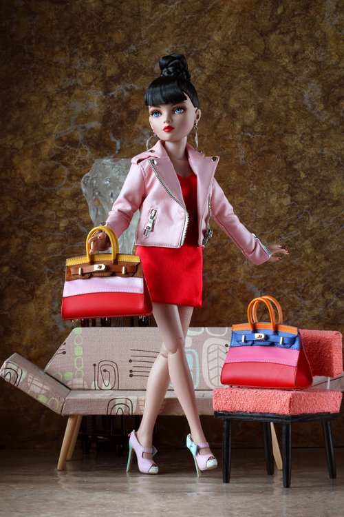 WOW! Dollhouse Birkin Deluxe Purse MORE IN STOCK, CHOOSE YOUR COLOR! —  Virtual Doll Convention