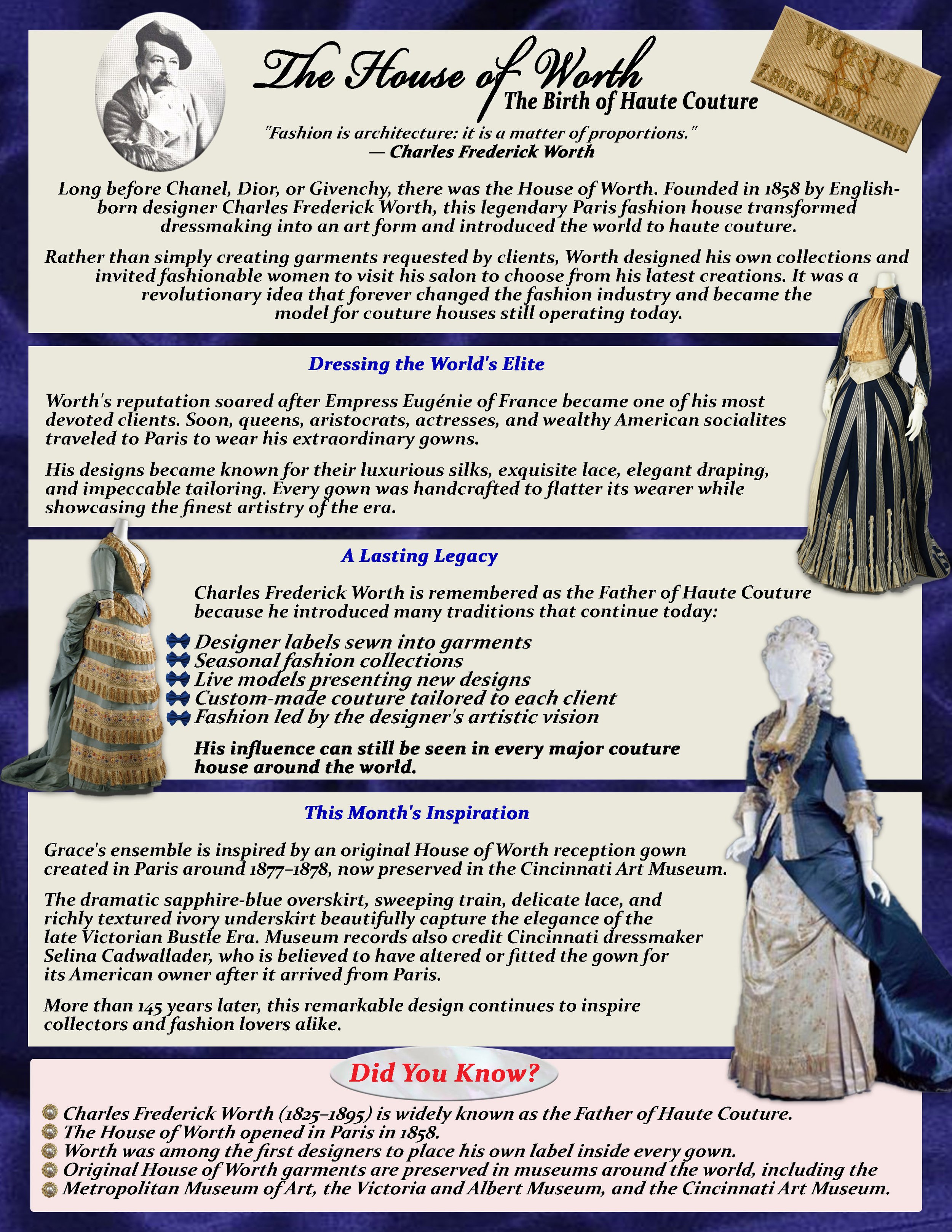 House of Worth Fashion History – Free Digital Download
