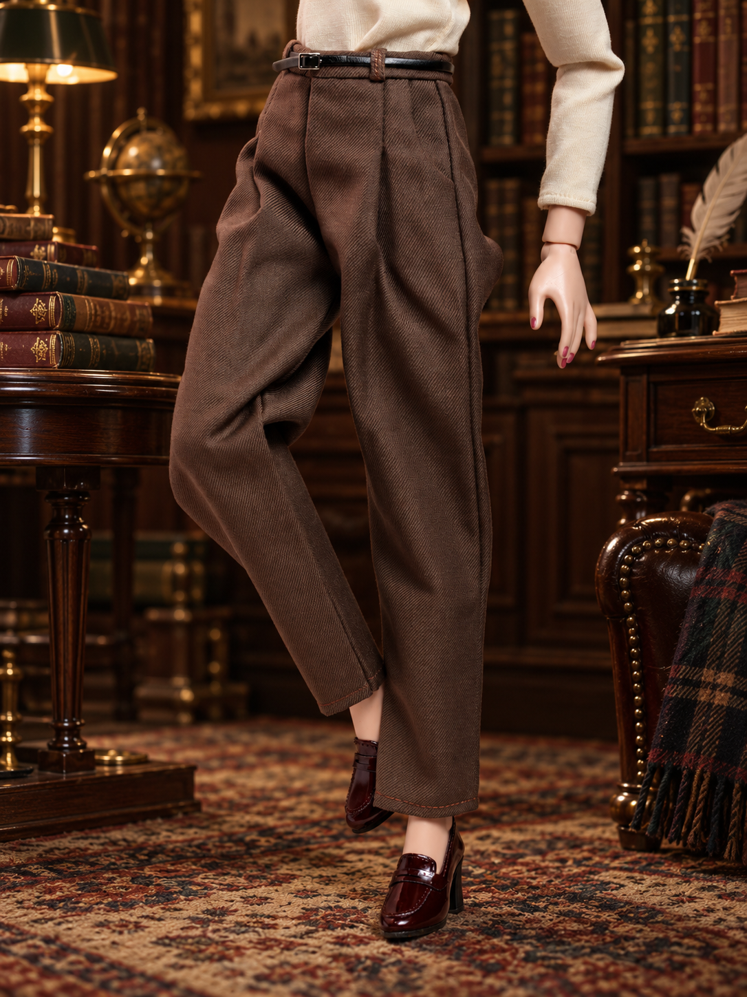 The Distinguished Scholar – Chocolate Brown Trousers
