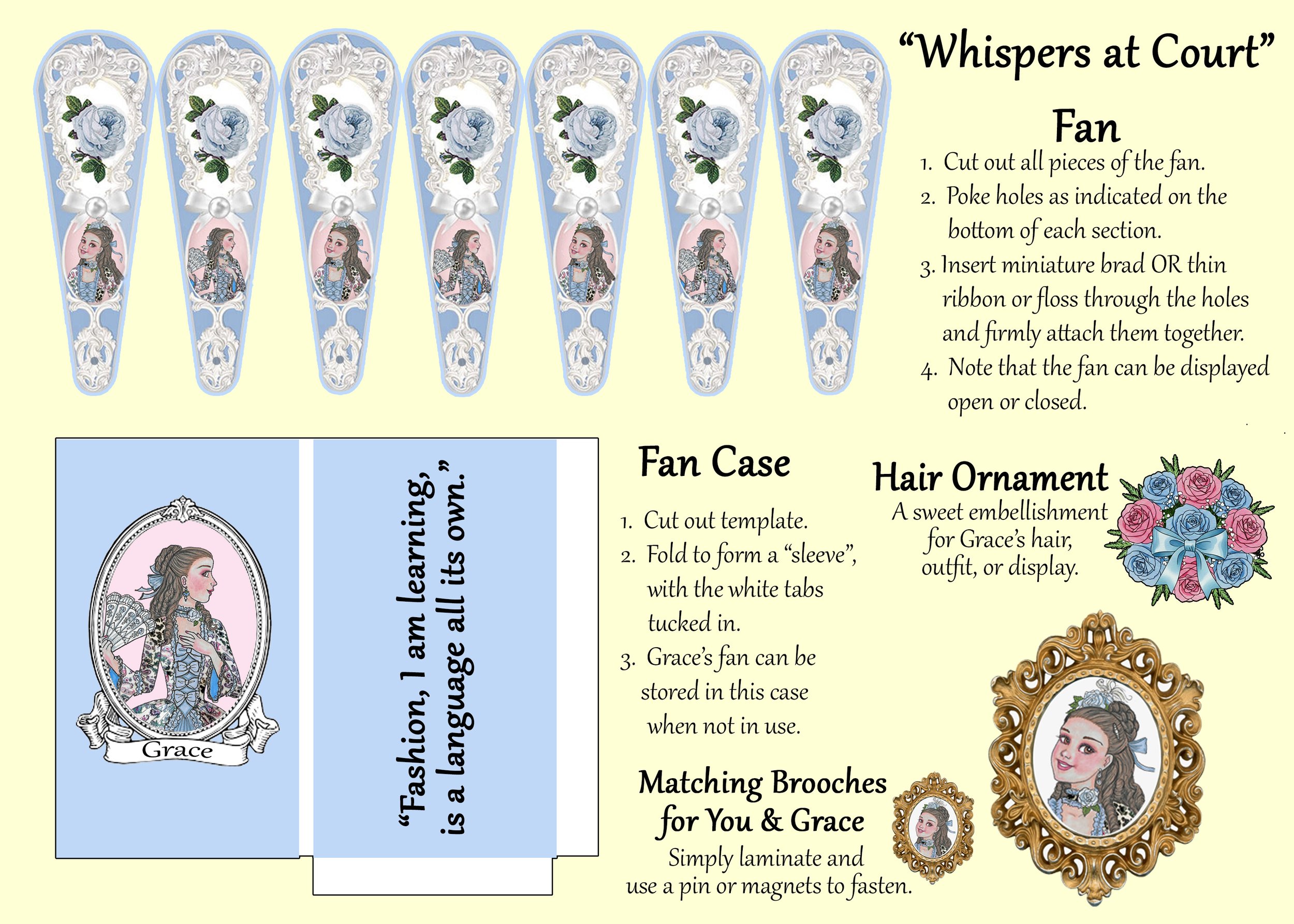 Whispers at Court Craft Set