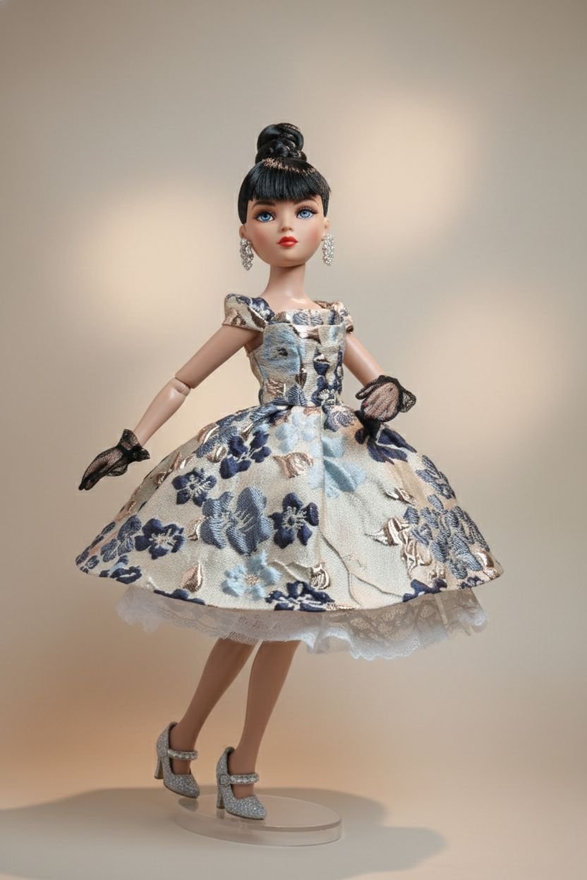 Gilded Gloom – Porcelain Blue Edition