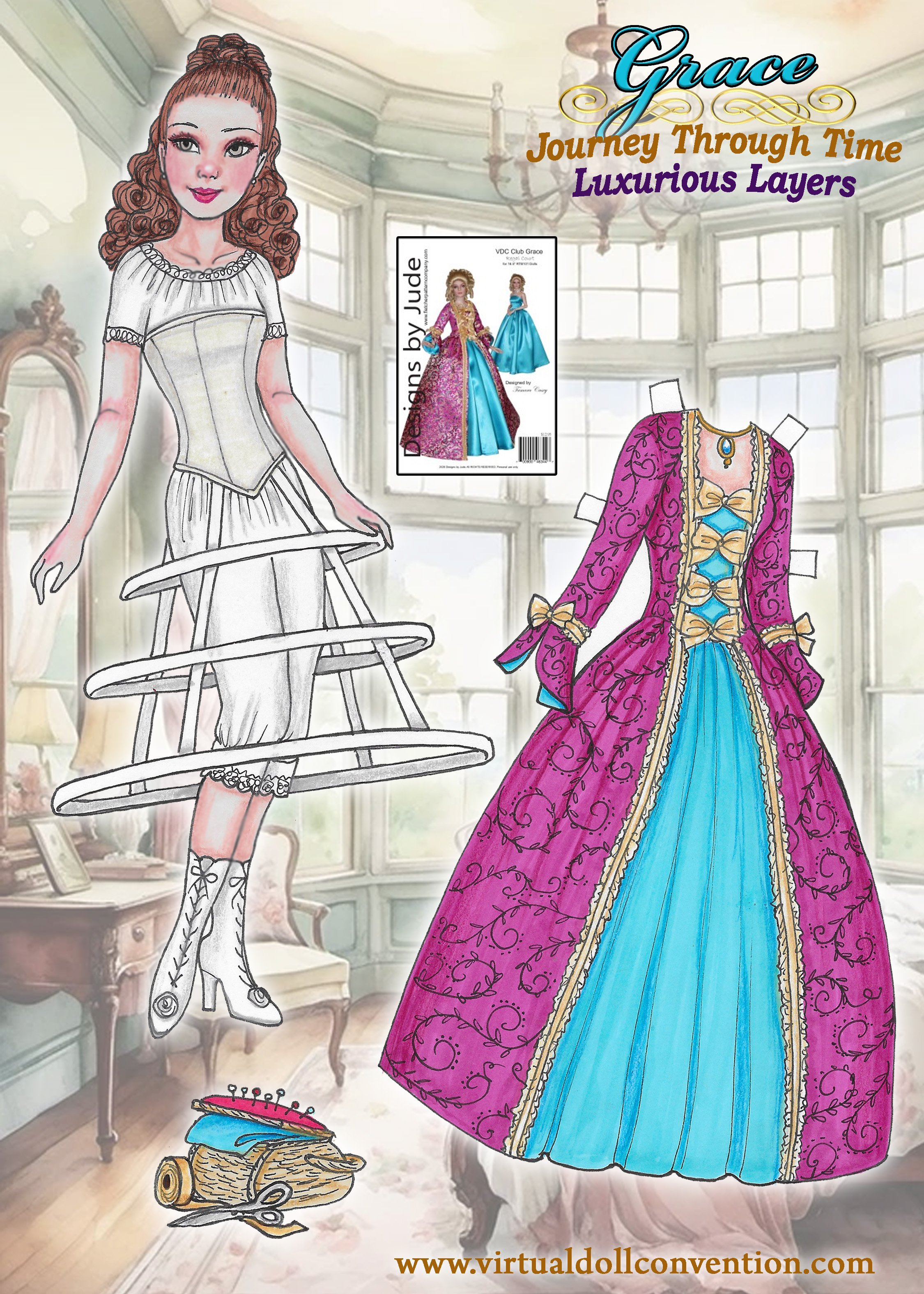 Luxurious Layers Paper Doll