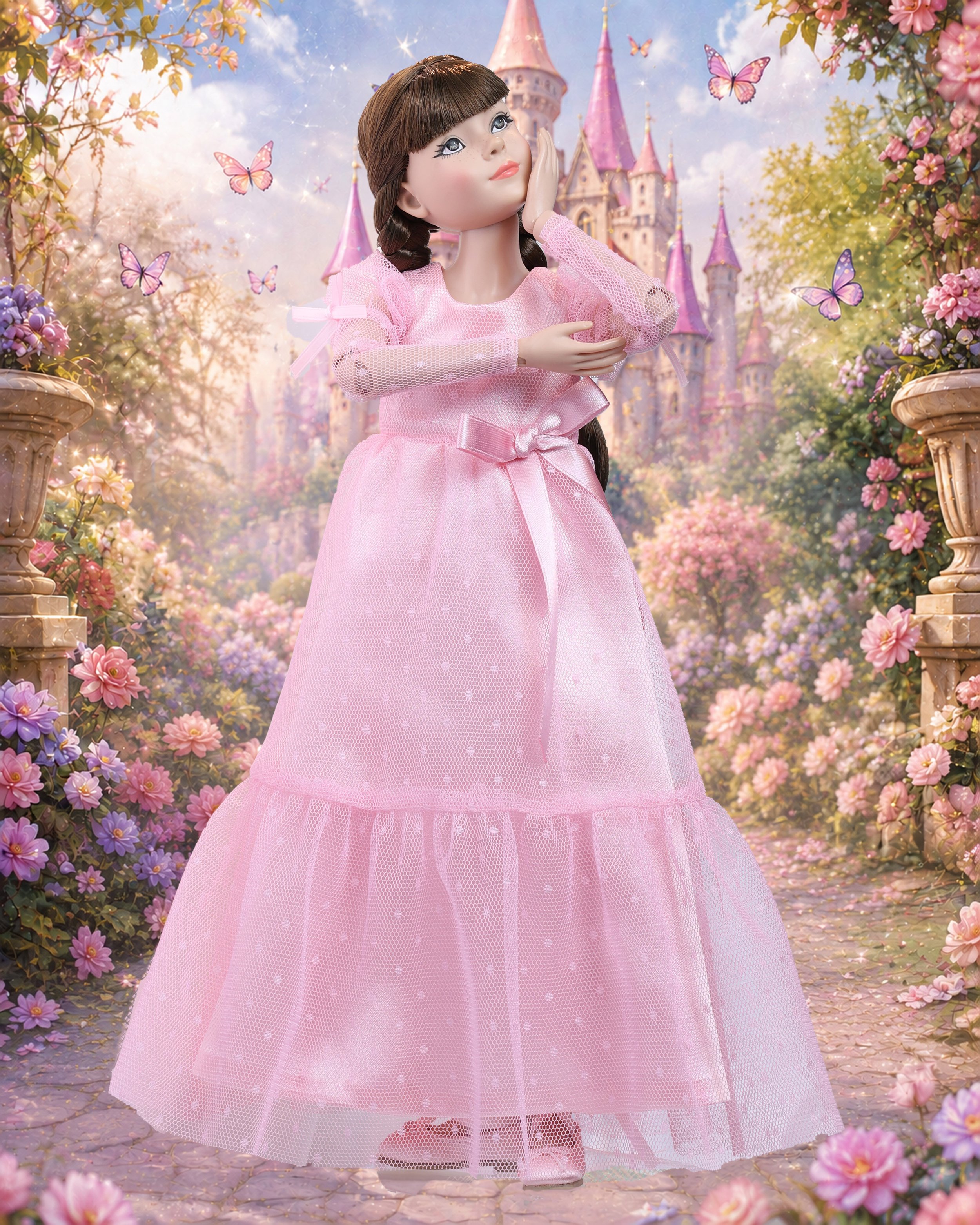 Princess in Pink – Pink Princess Dress & Ballet Slippers