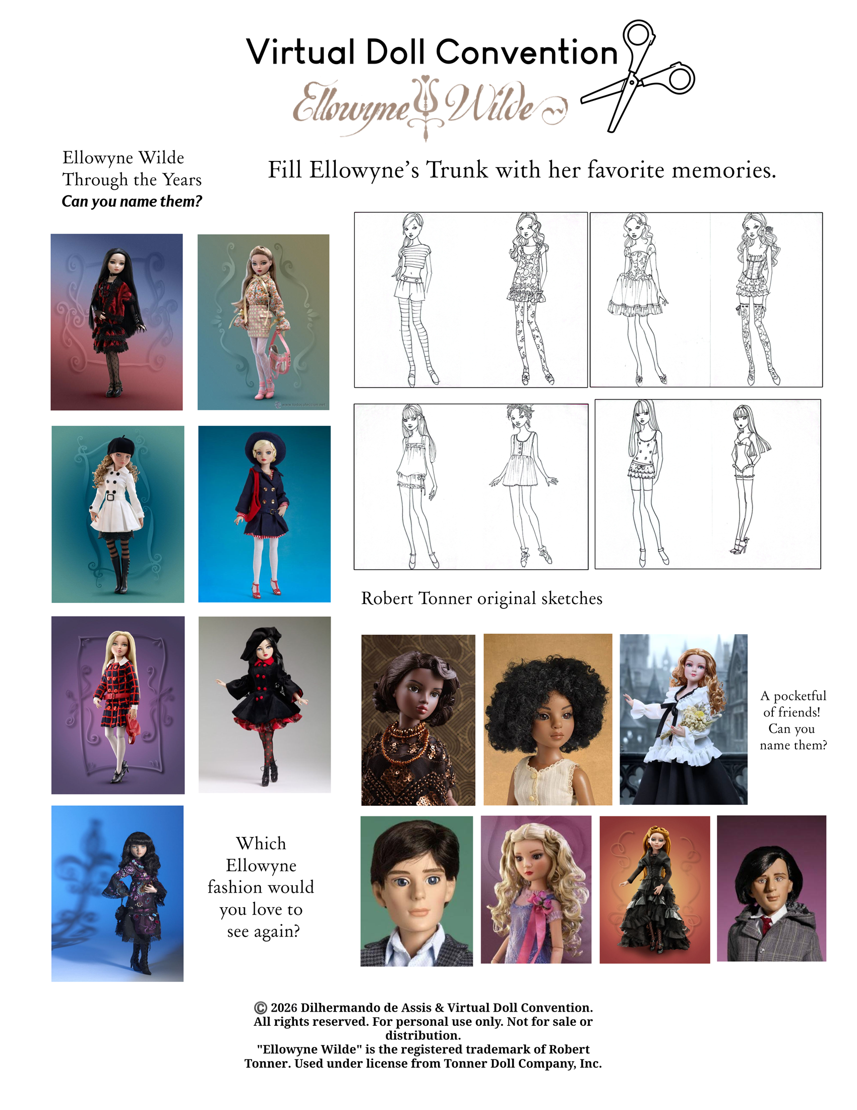 Ellowyne Wilde Through the Years Keepsakes