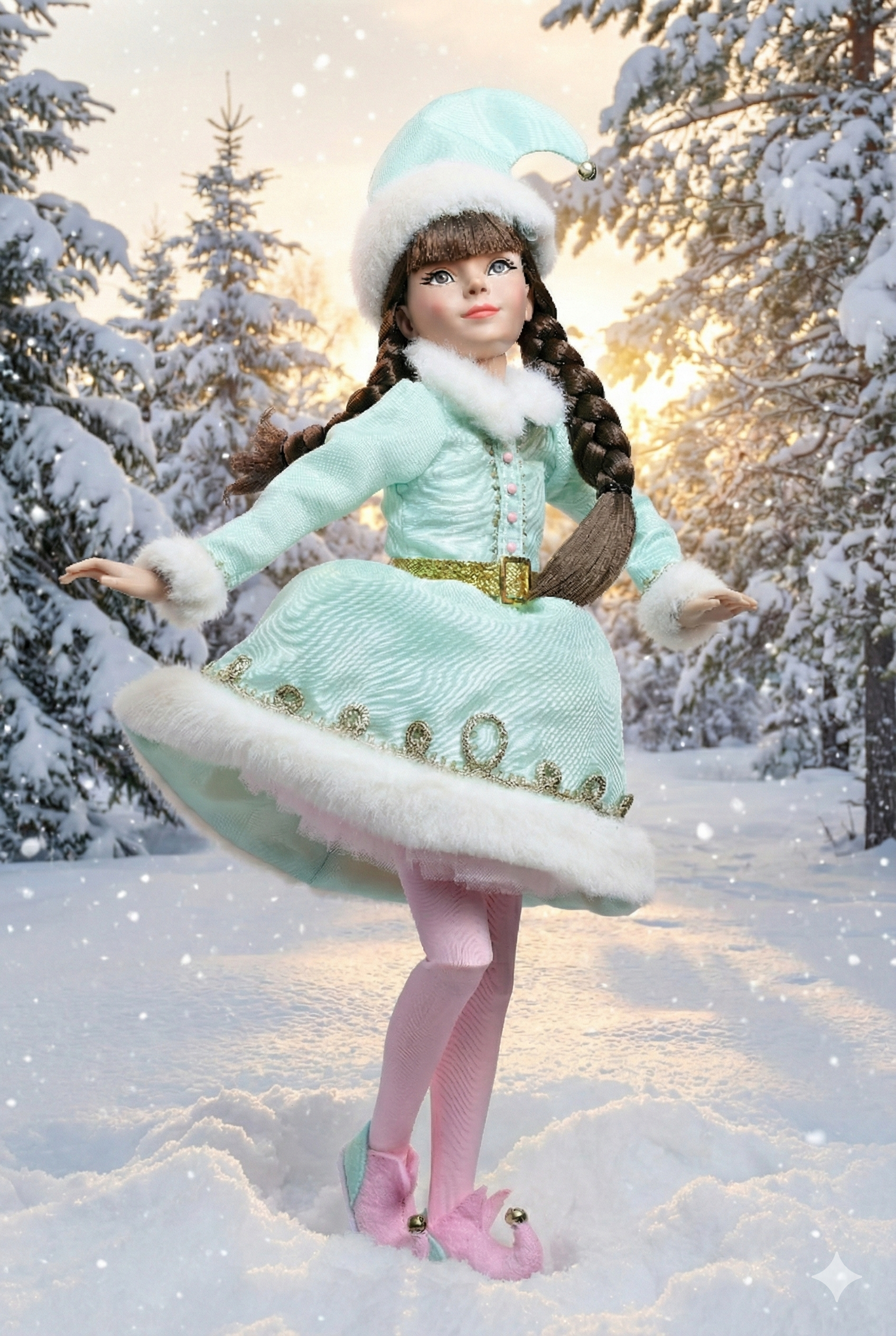 Peppermint Pixie & Snowfall Soirée – Holiday Outfit Release for Anne