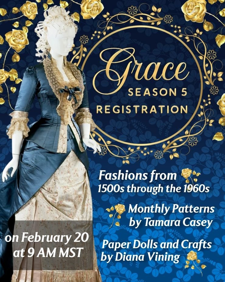Season Five of the Grace Marie Fitzpatrick Historical Fashion Subscription