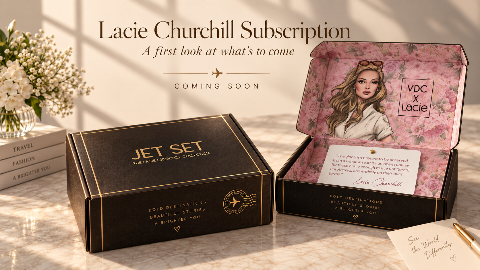JET SET: The Lacie Churchill Collection Subscription Box