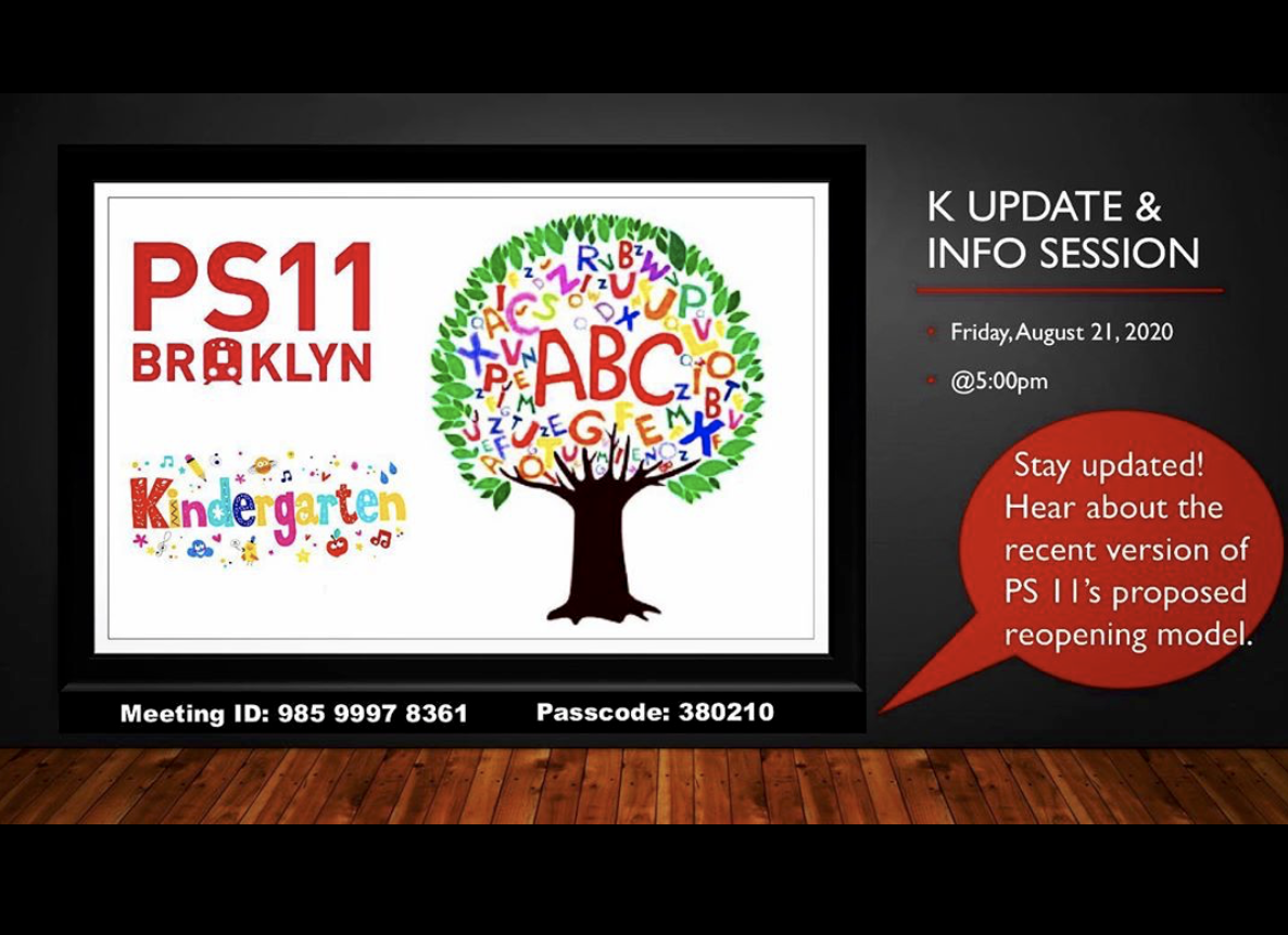 Kindergarten Update and Information Session