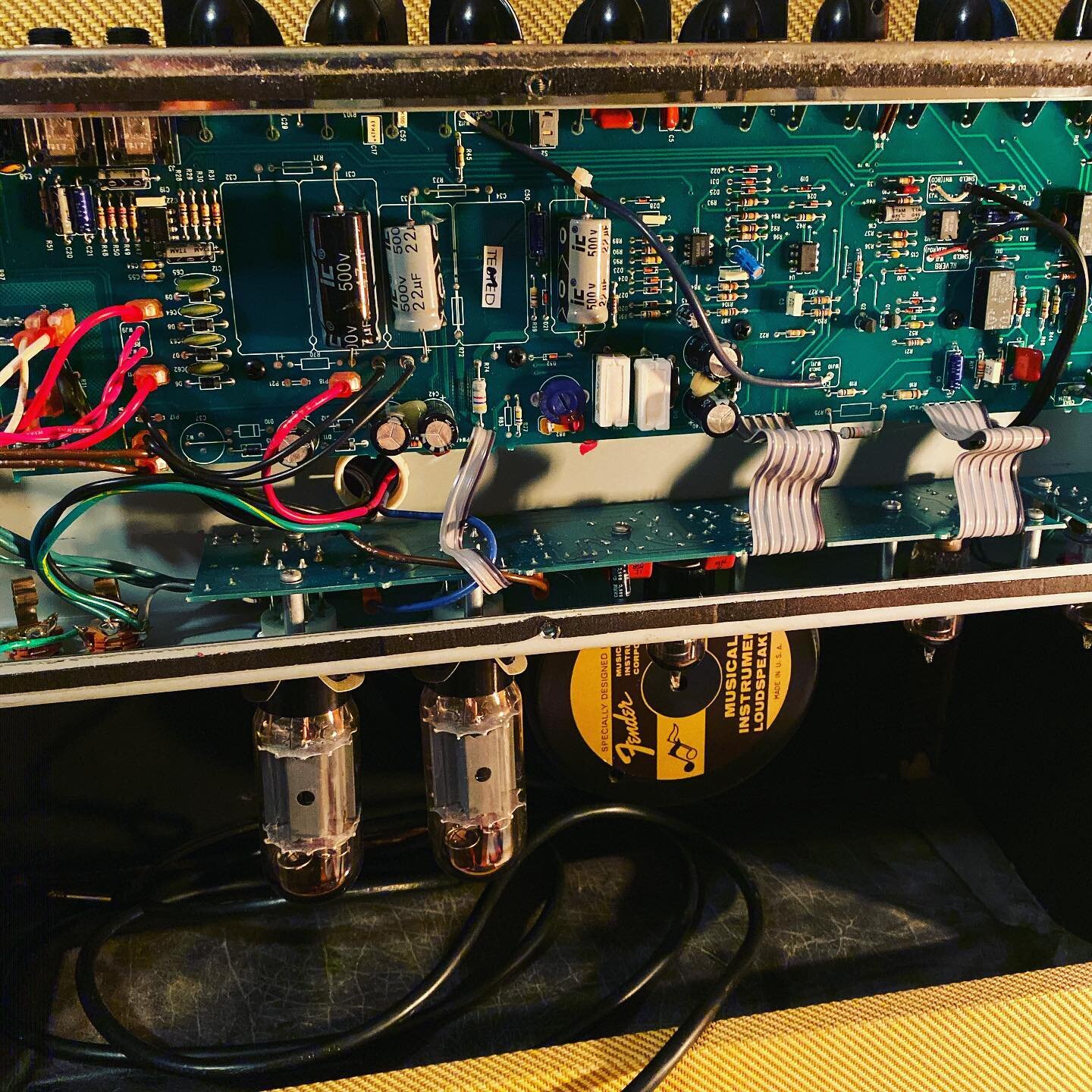 Here we go. Guess the amp? #guitaramp #mods #nashville